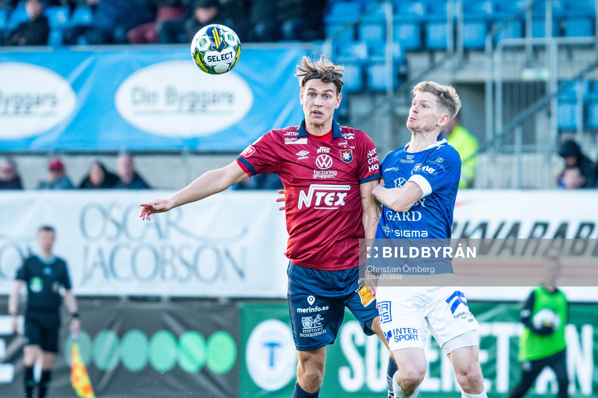Örgrytes Noah Christoffersson mot Trelleborgs Fritiof