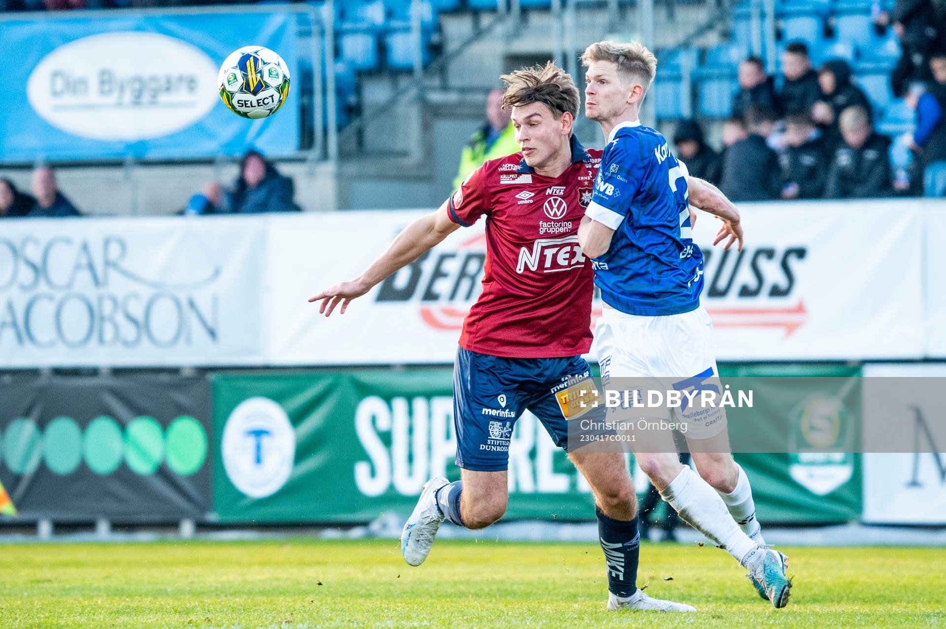 Örgrytes Noah Christoffersson mot Trelleborgs Fritiof