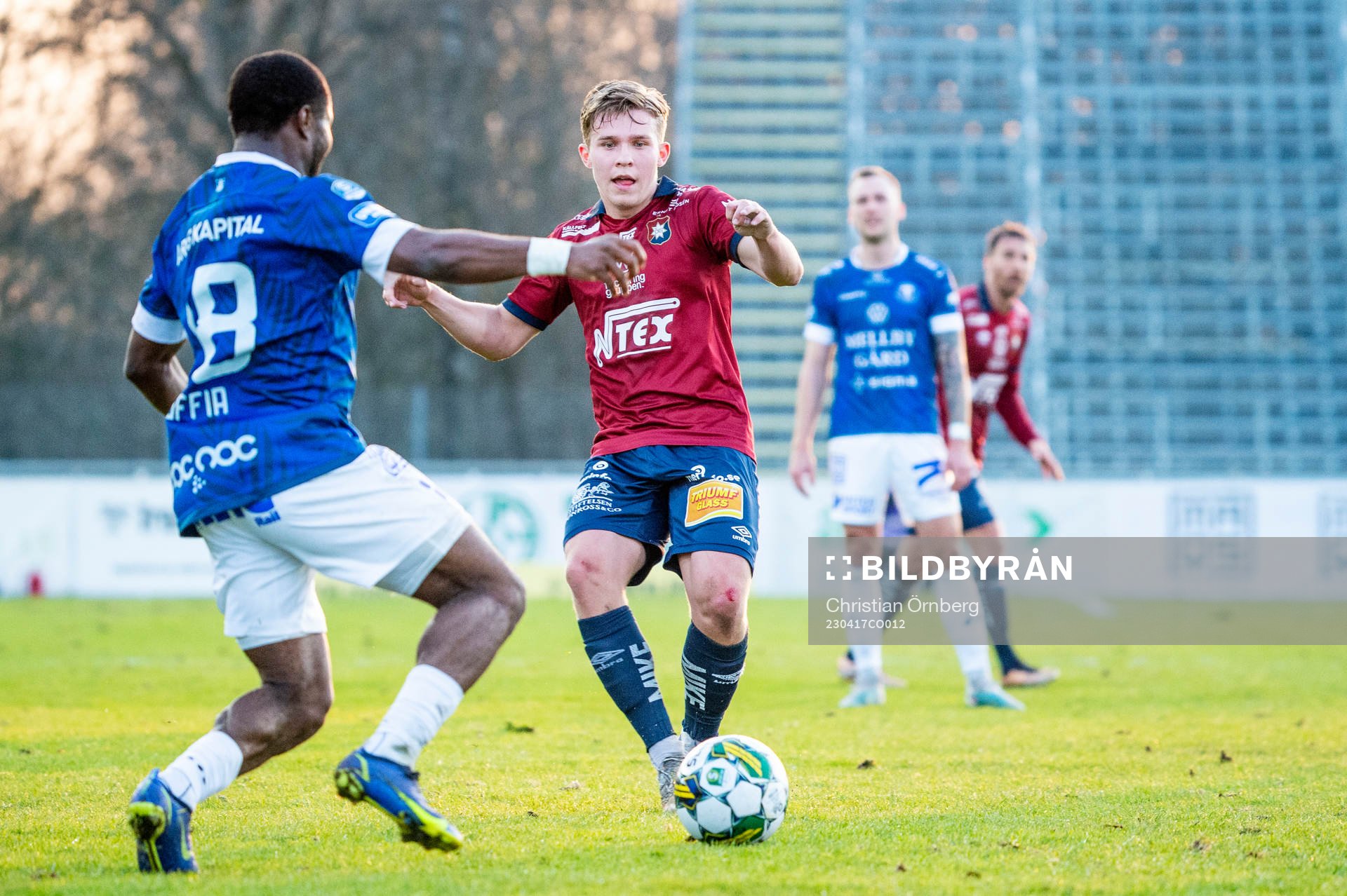 Örgrytes Isak Dahlqvist mot Trelleborgs Henry Offia