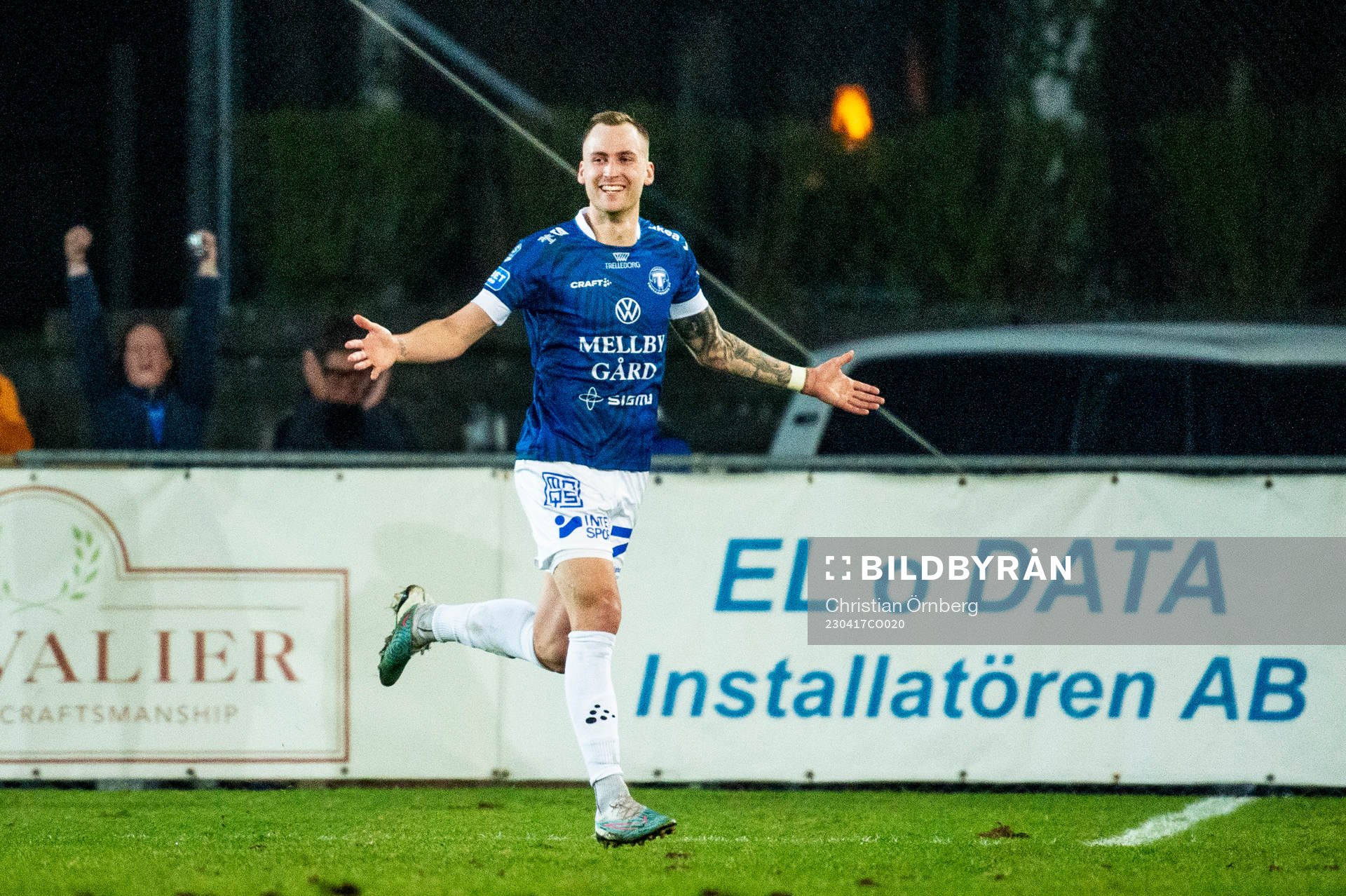 Trelleborgs Filip Bohman jublar