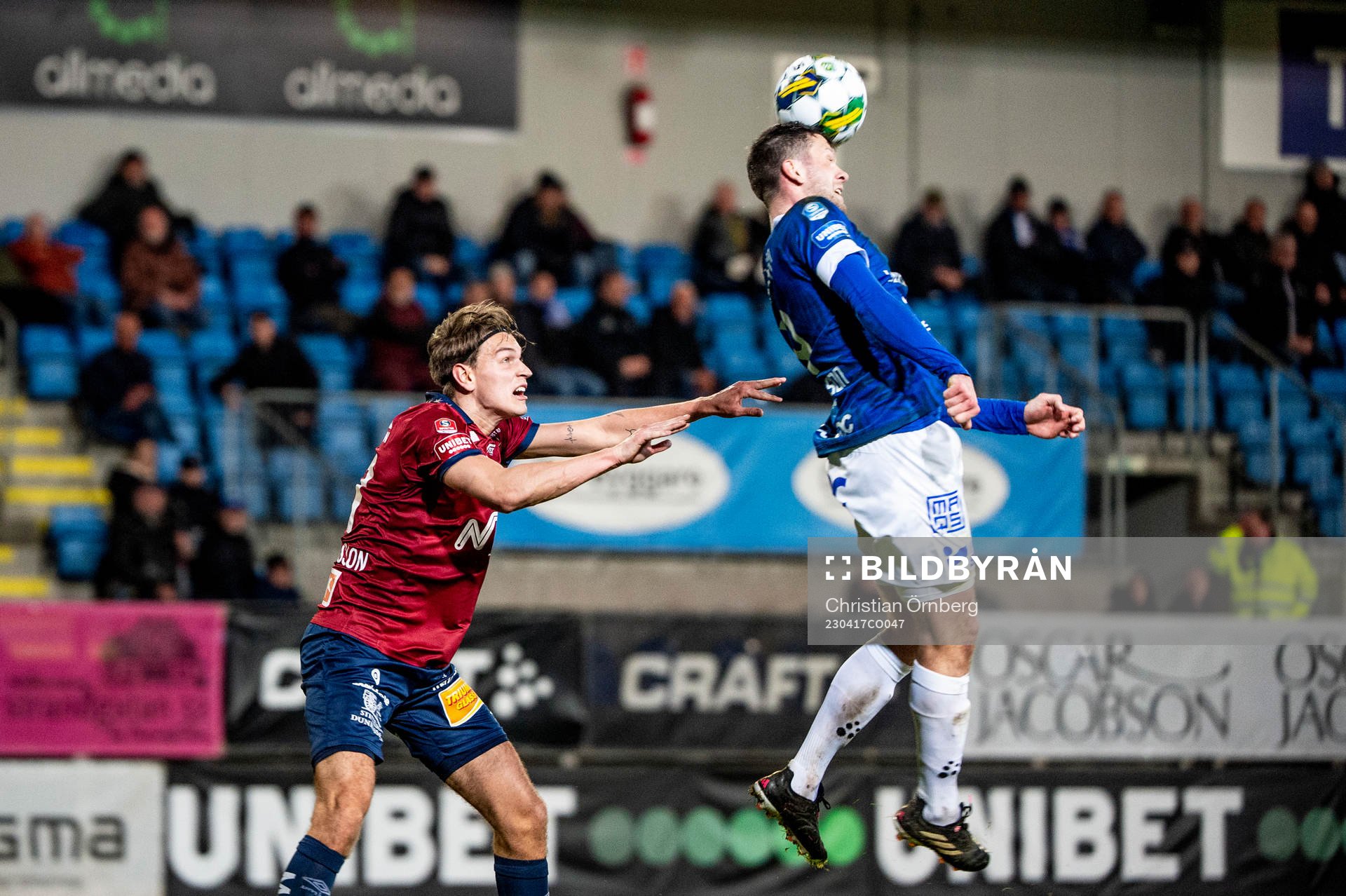 Örgrytes Noah Christoffersson mot Trelleborgs Mattias