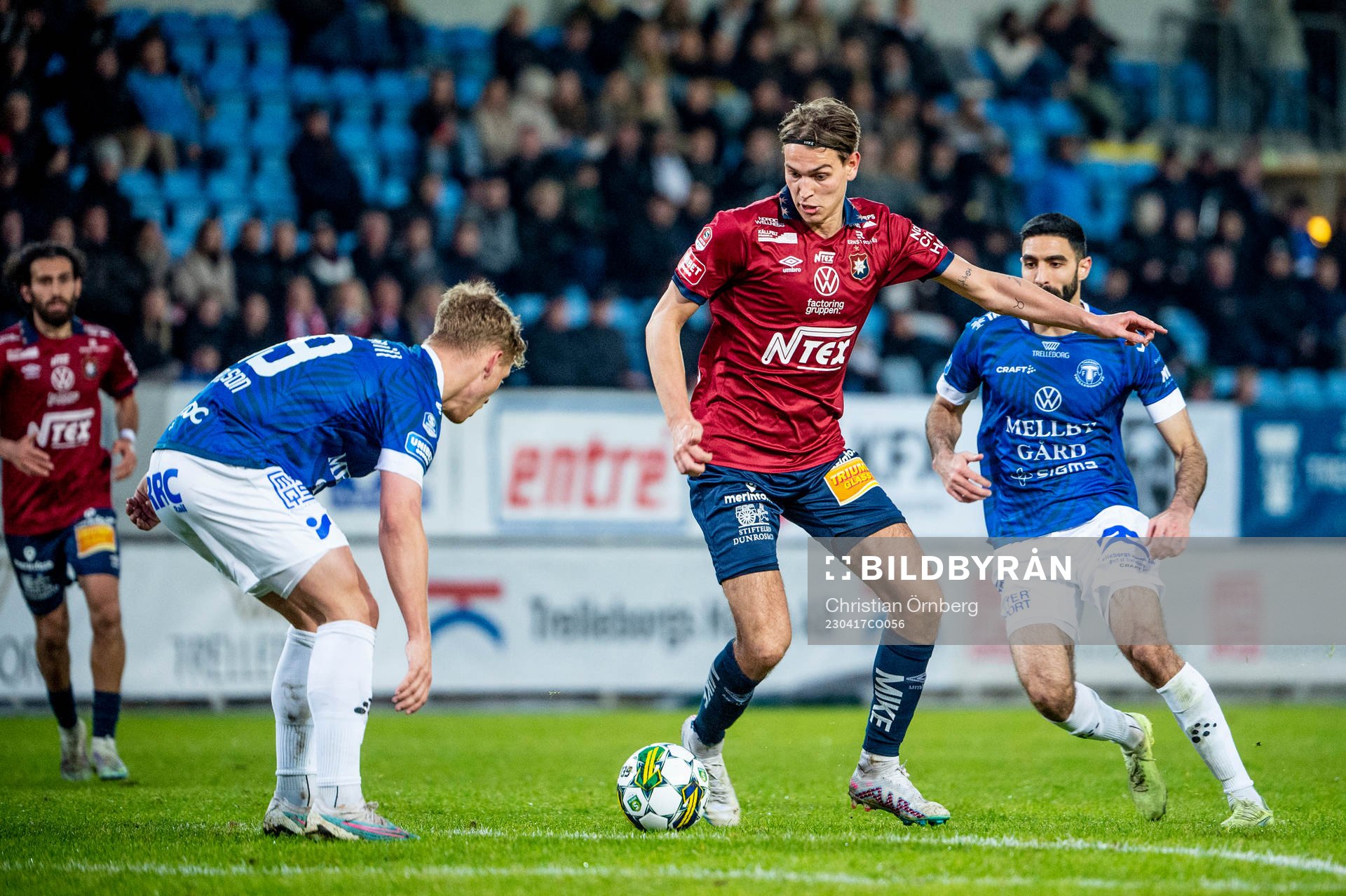 Örgrytes Noah Christoffersson mot Trelleborgs Tobias