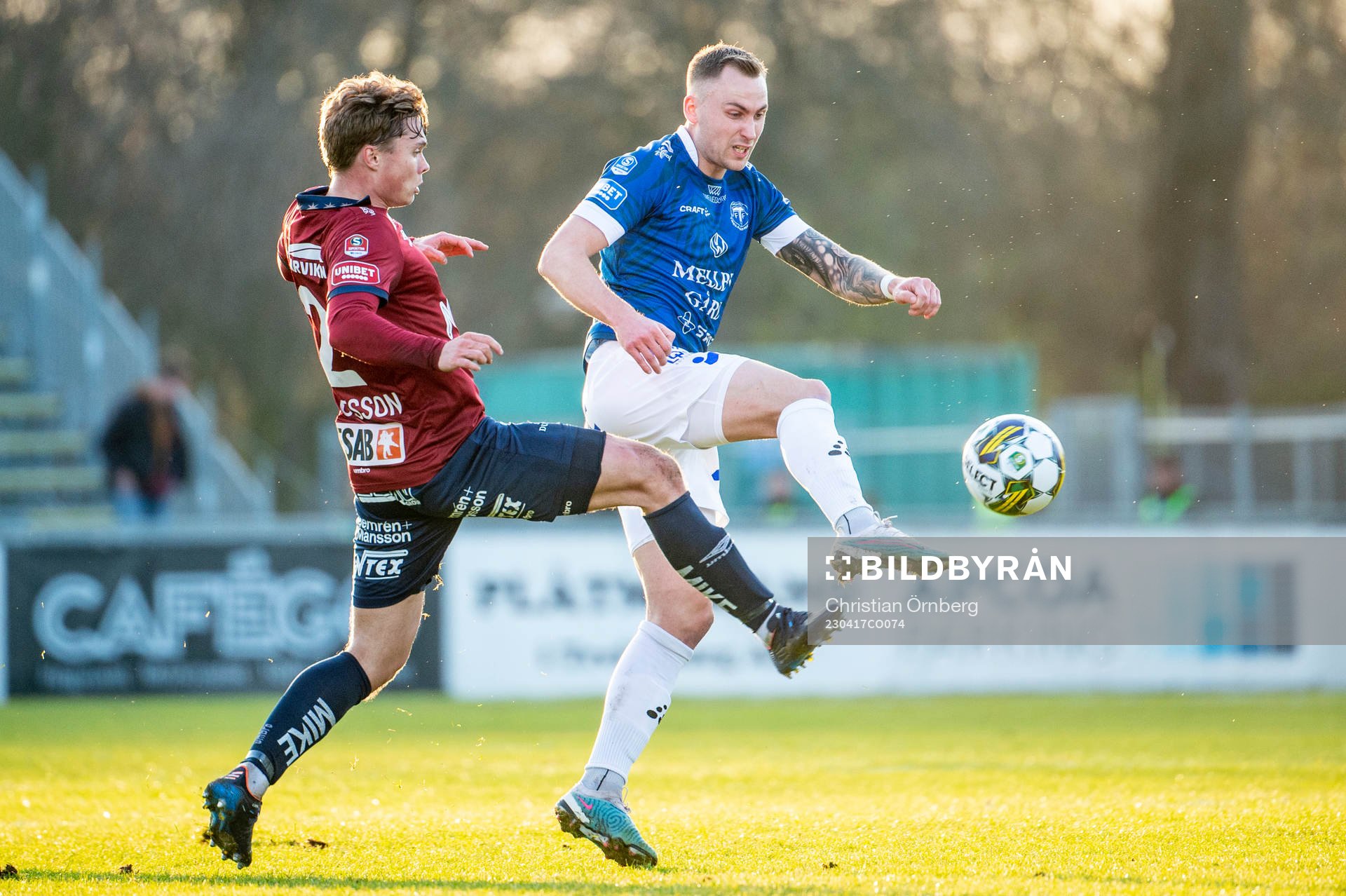 Trelleborgs Filip Bohman mot Örgrytes Linus Tagesson