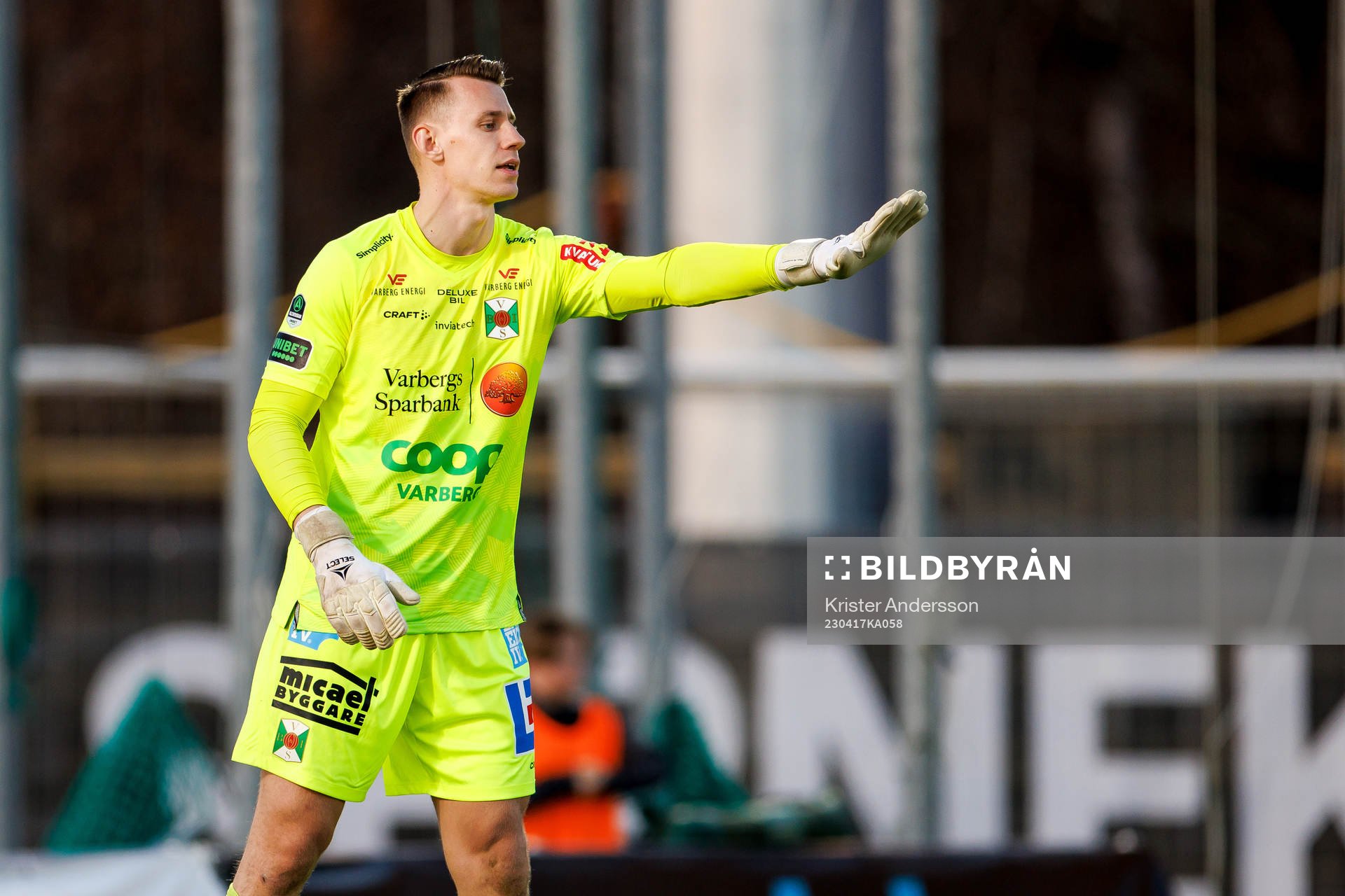 Varbergs målvakt David Olsson