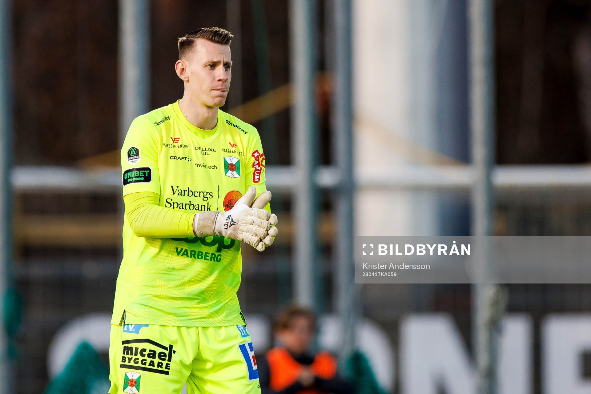 Varbergs målvakt David Olsson