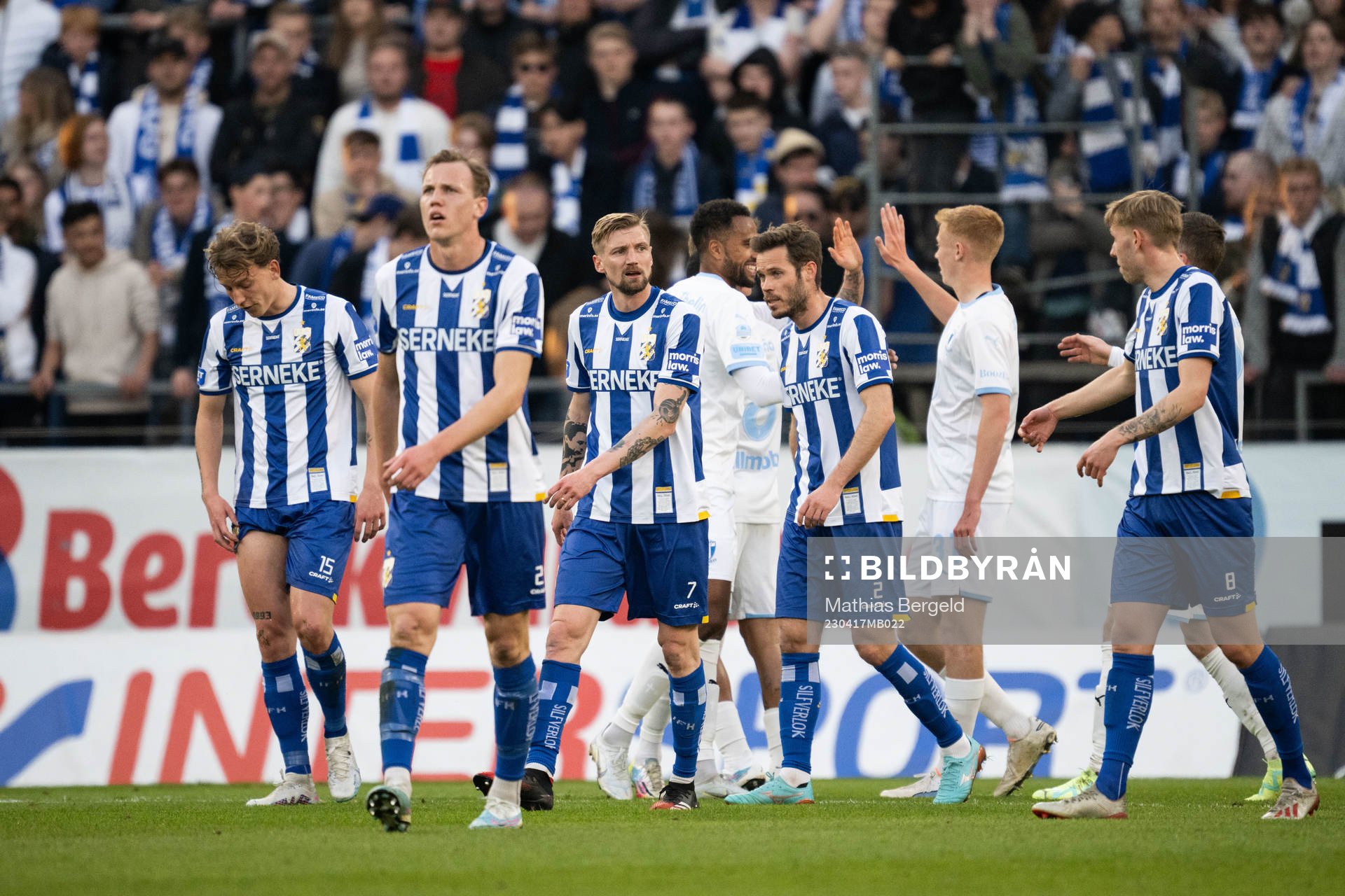 IFK Göteborgs Sebastian Hausner, Adam Carlén, Emil
