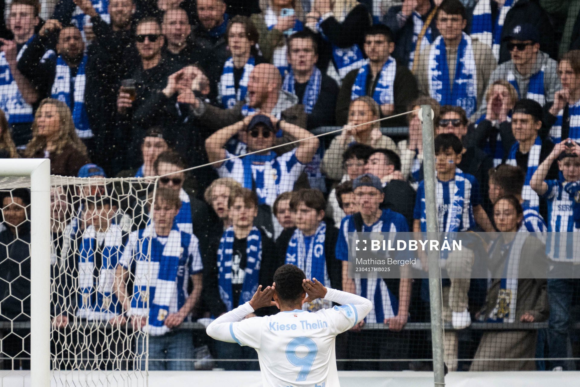 Malmö FFs Isaac Kiese Thelin jublar