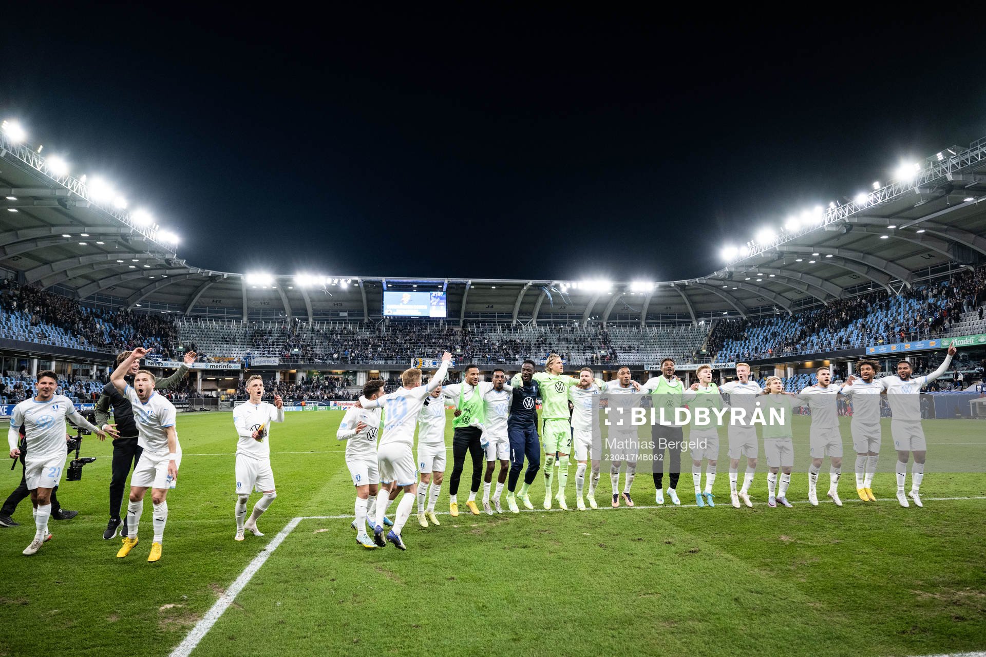 Malmö FFs spelare jublar