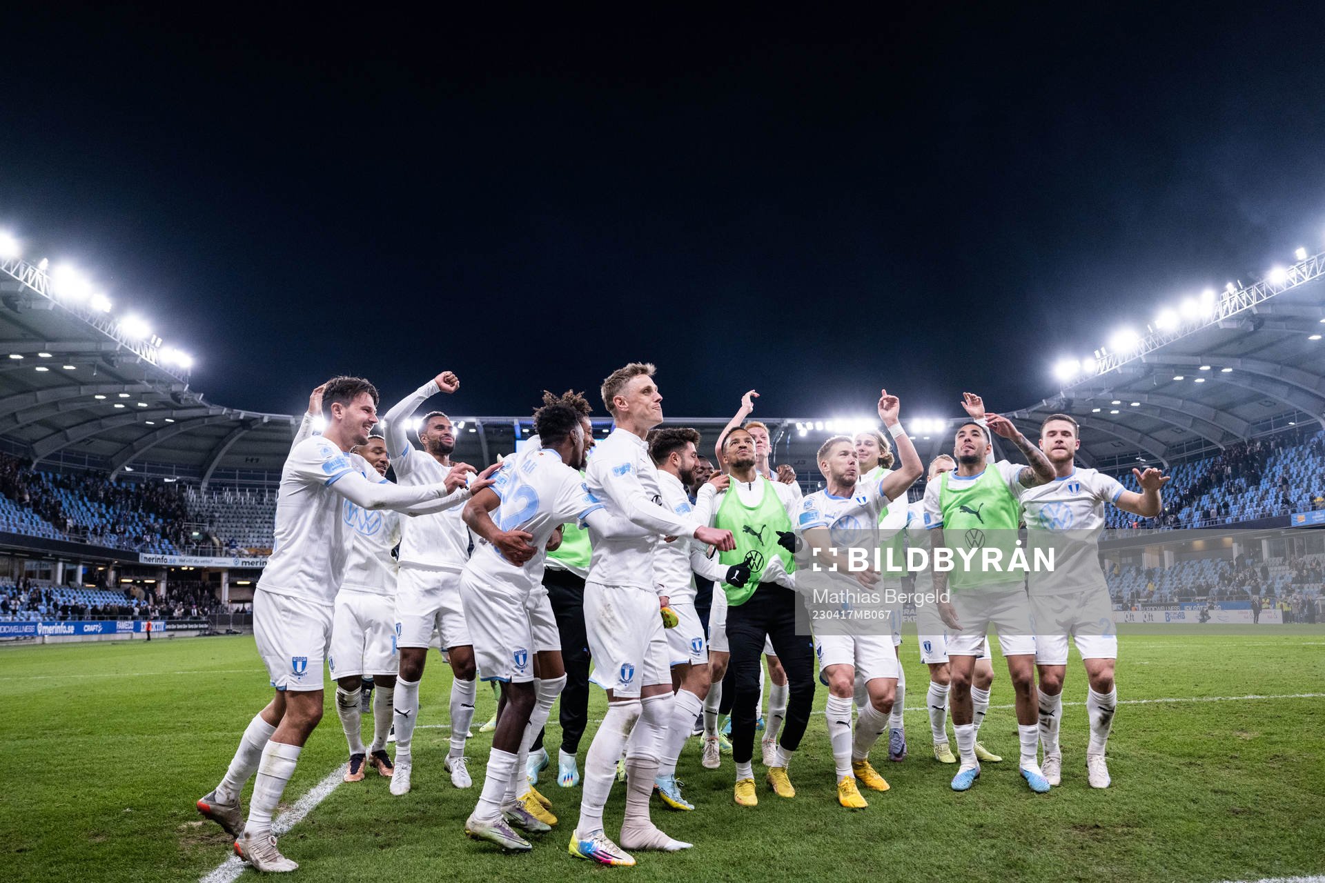 Malmö FFs spelare jublar