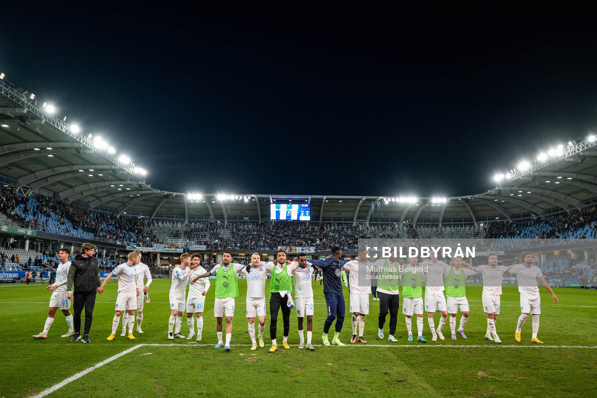 Malmö FFs spelare jublar