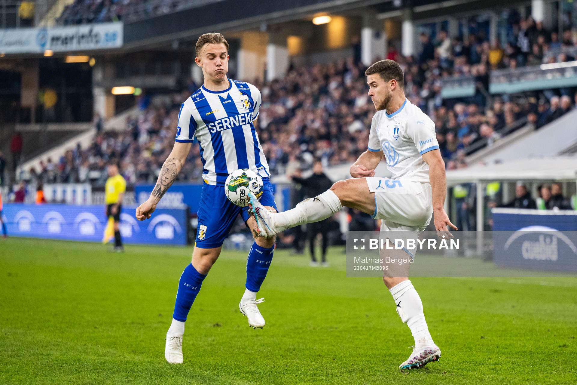 IFK Göteborgs Linus Carlstrand och Malmö FFs Gabriel