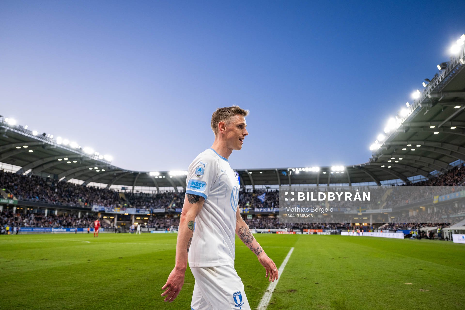 Malmö FFs Søren Rieks blir utbytt
