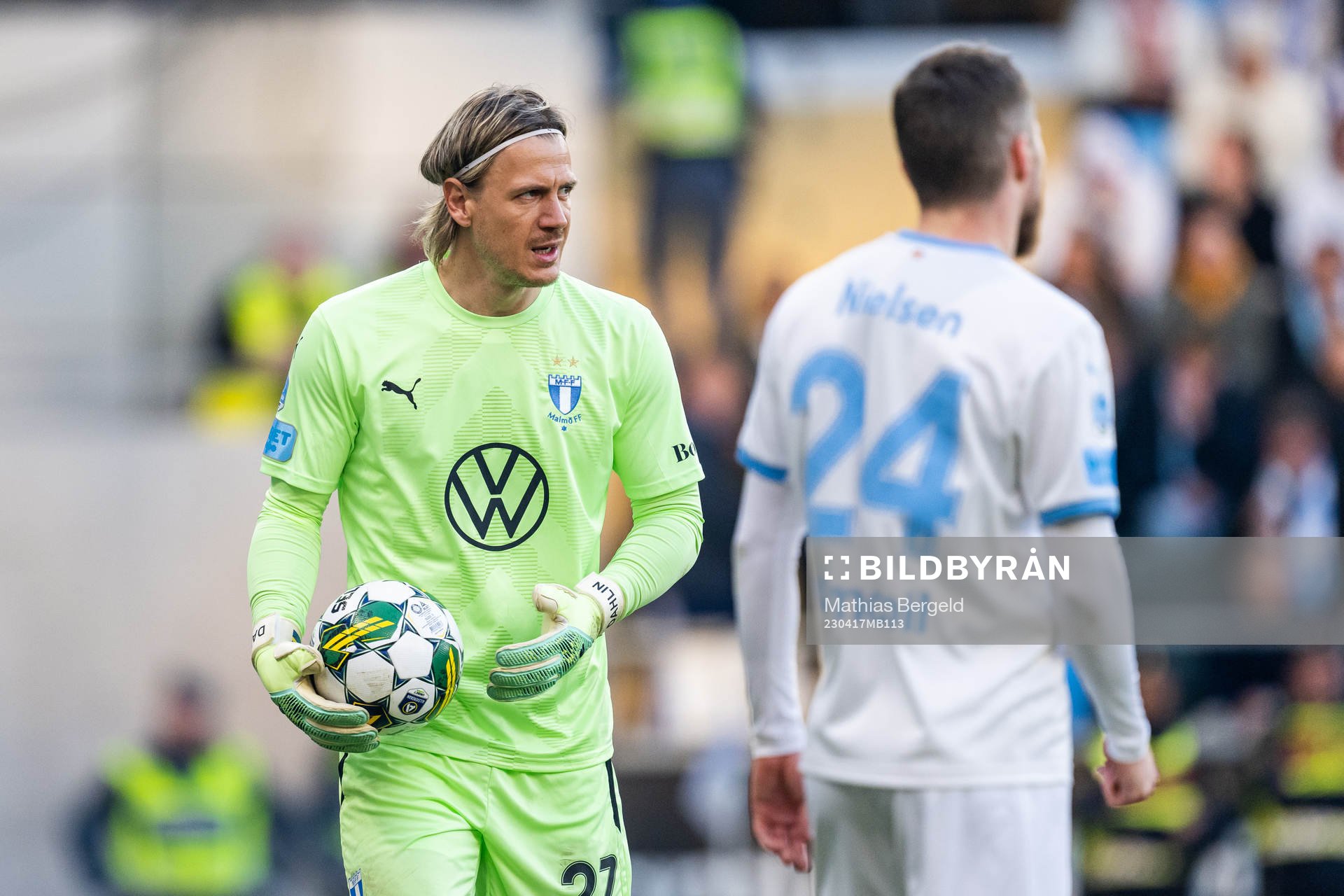 Malmö FFs målvakt Johan Dahlin