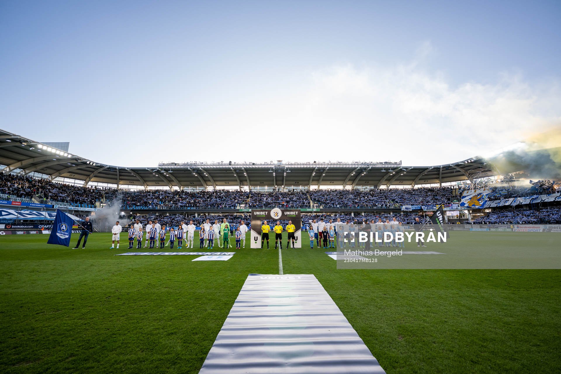 Malmö FFs och IFK Göteborgs spelare