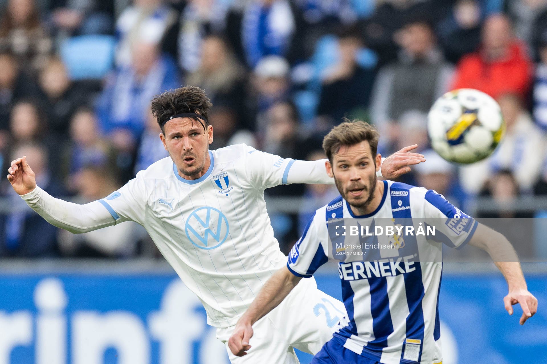 Malmö FFs Stefano Vecchia och IFK Göteborgs Emil