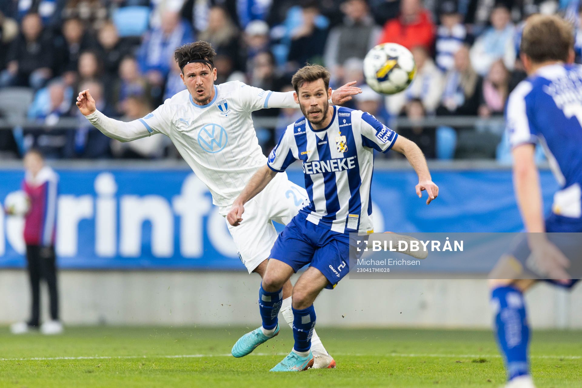 Malmö FFs Stefano Vecchia och IFK Göteborgs Emil