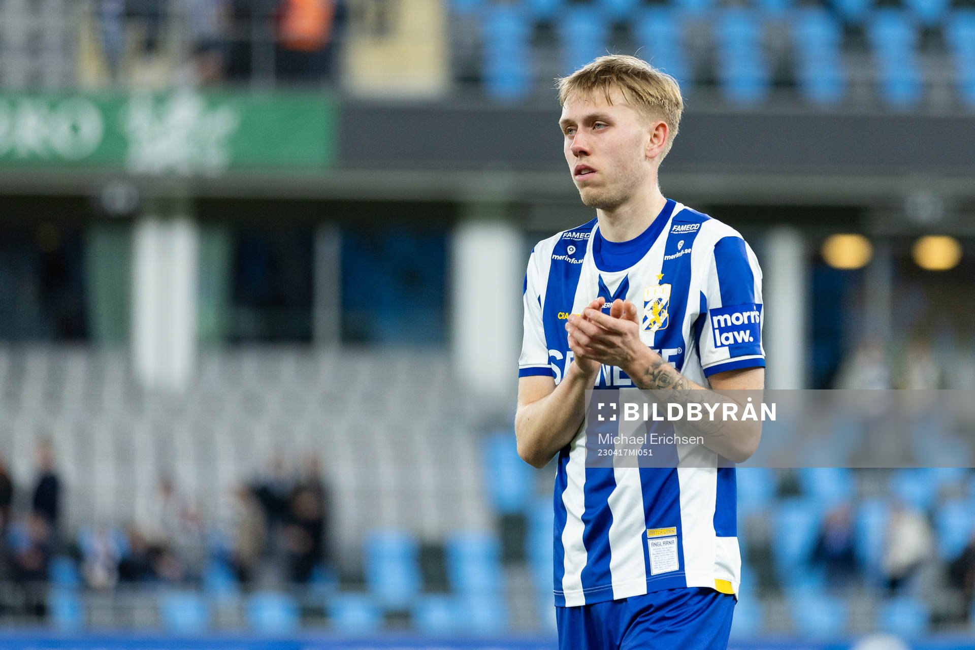 IFK Göteborgs Elias Hagen deppar