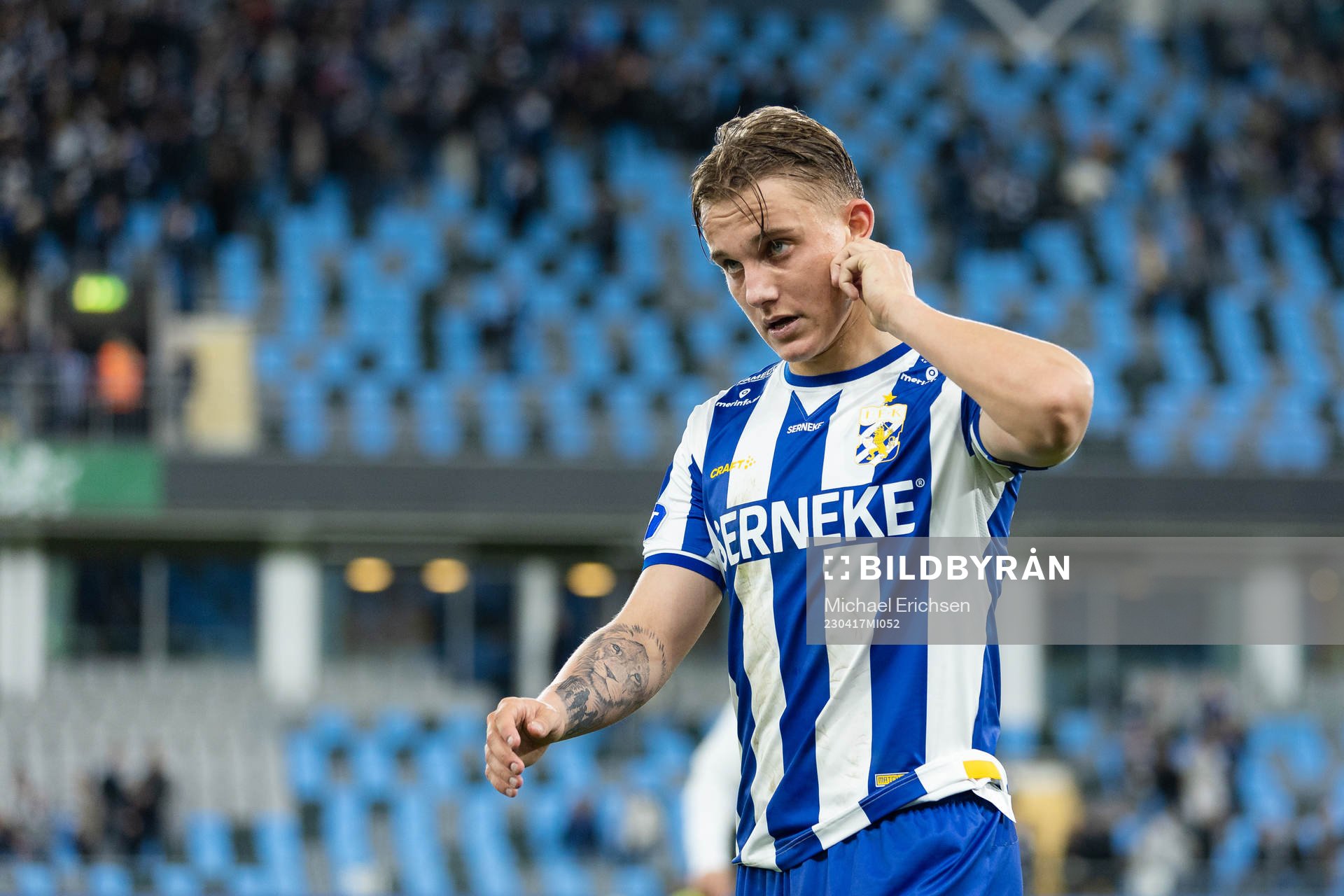 IFK Göteborgs Linus Carlstrand deppar