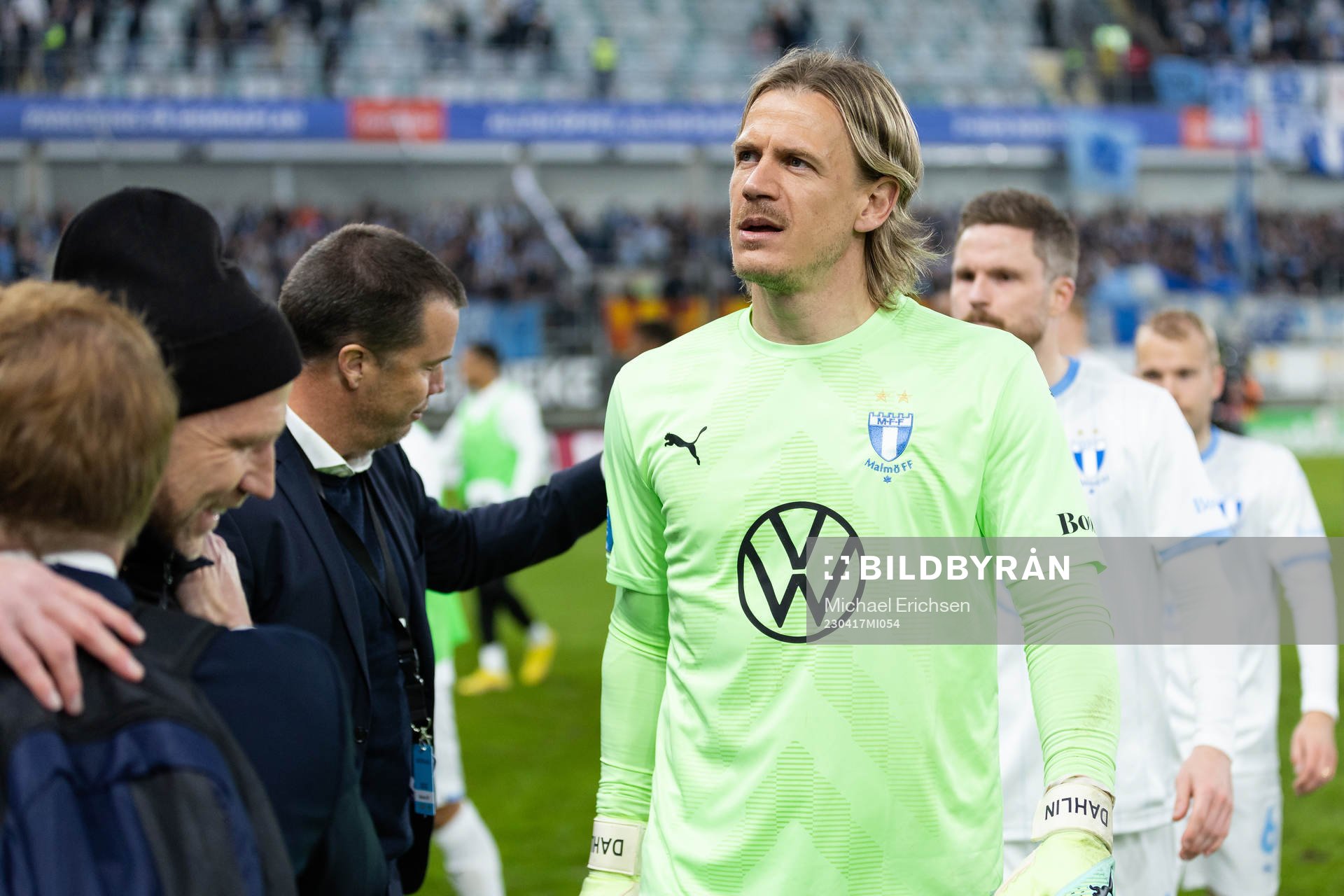 Malmö FFs målvakt Johan Dahlin