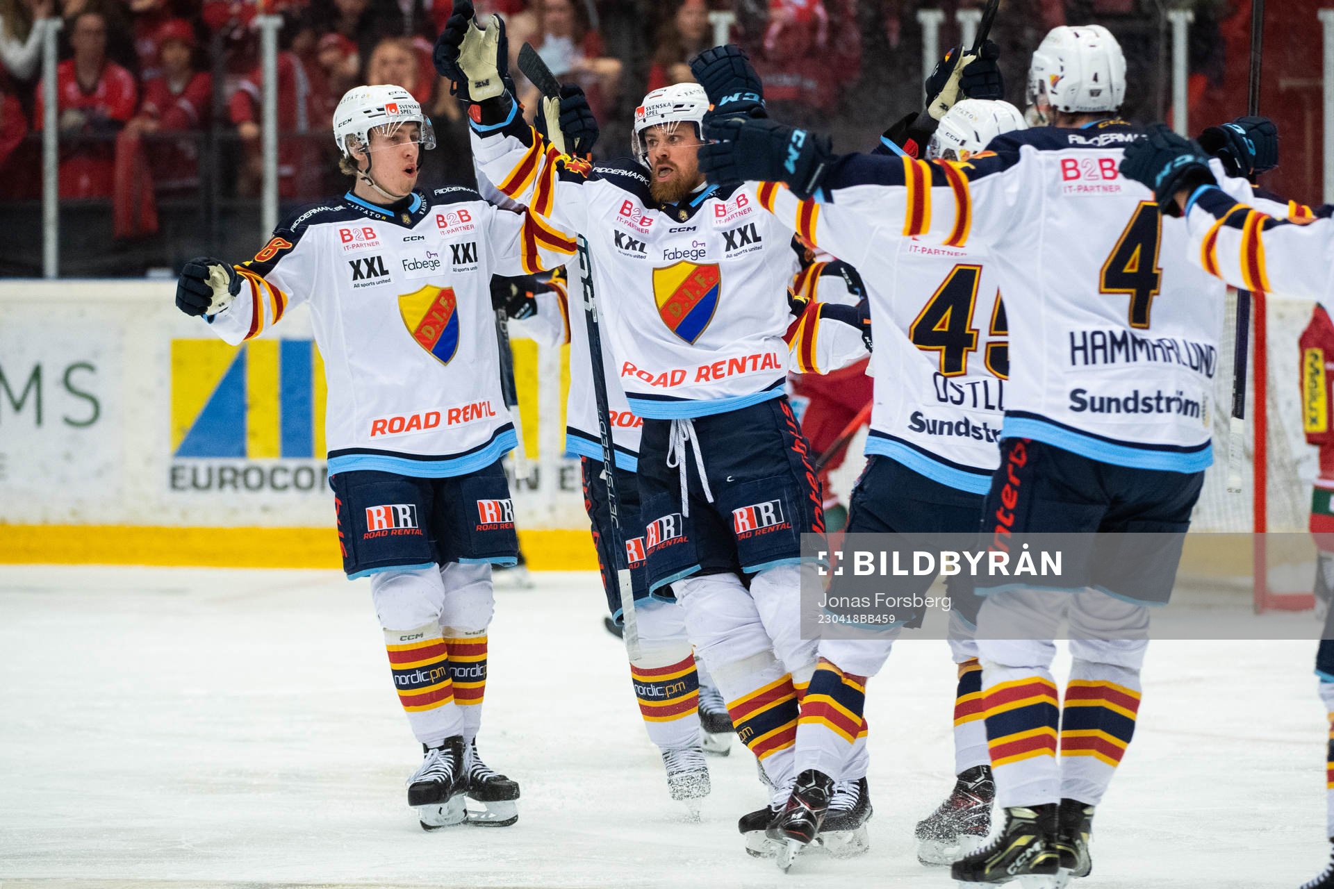Djurgårdens Daniel Brodin jublar