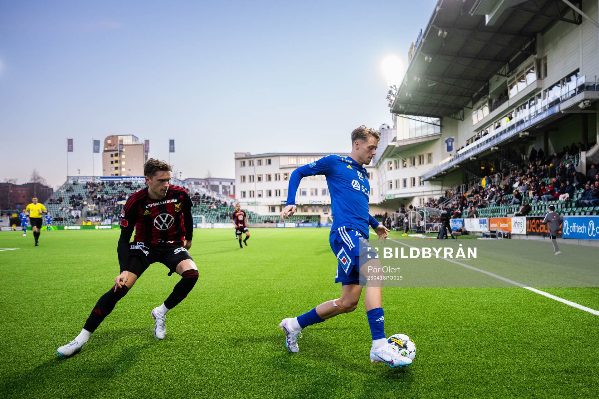 Östersunds Jakob Johnsson och GIF Sundsvalls Ludvig Nåvik