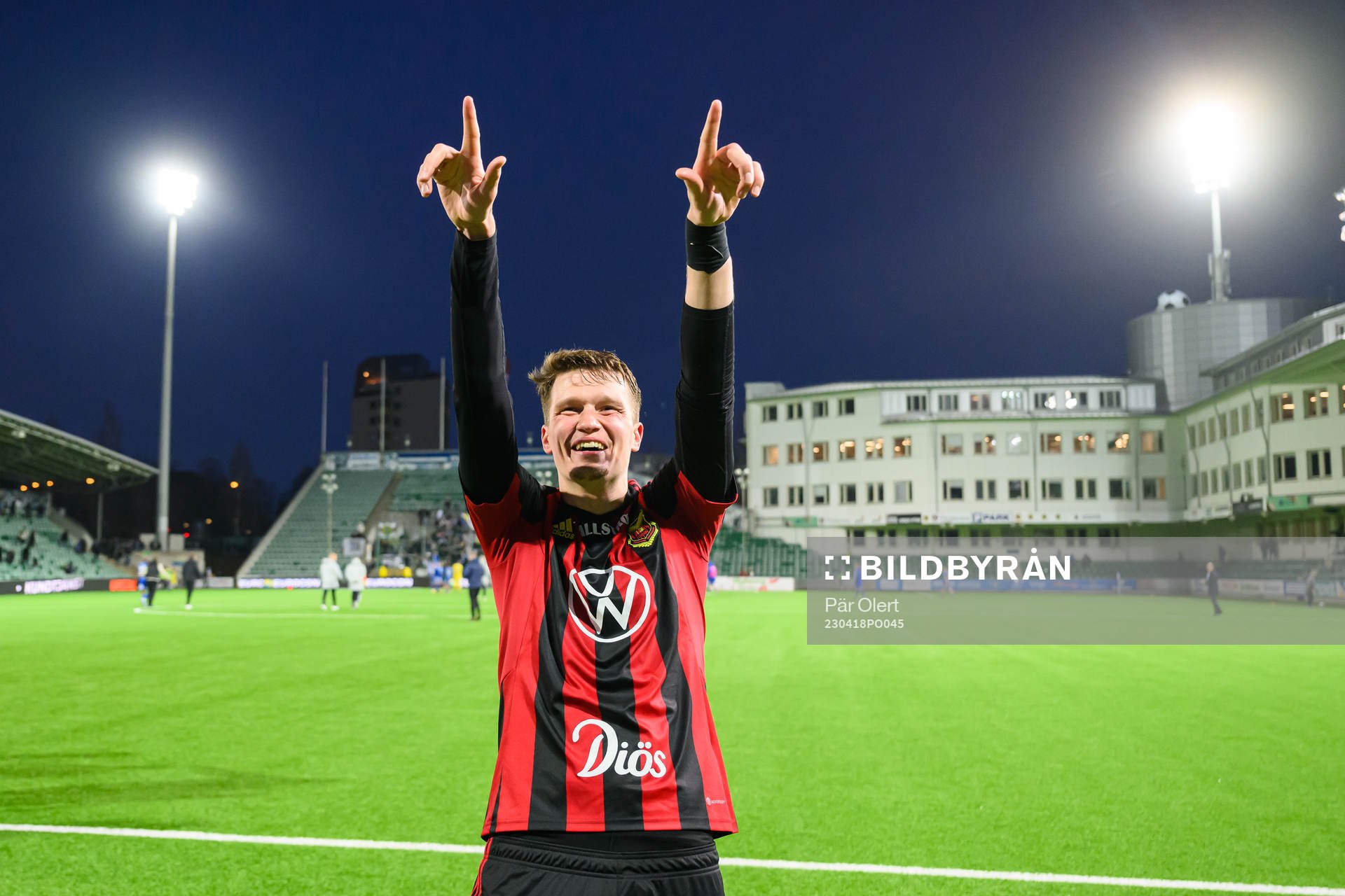 Östersunds Myroslav Mazur jublar
