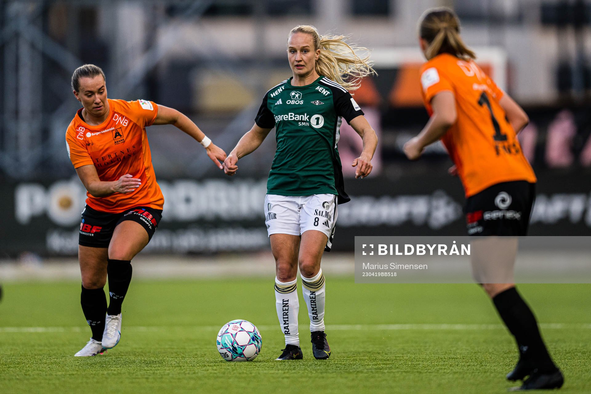 Katarina Dybvik Sunde of Åsane and Maria Olsvik of