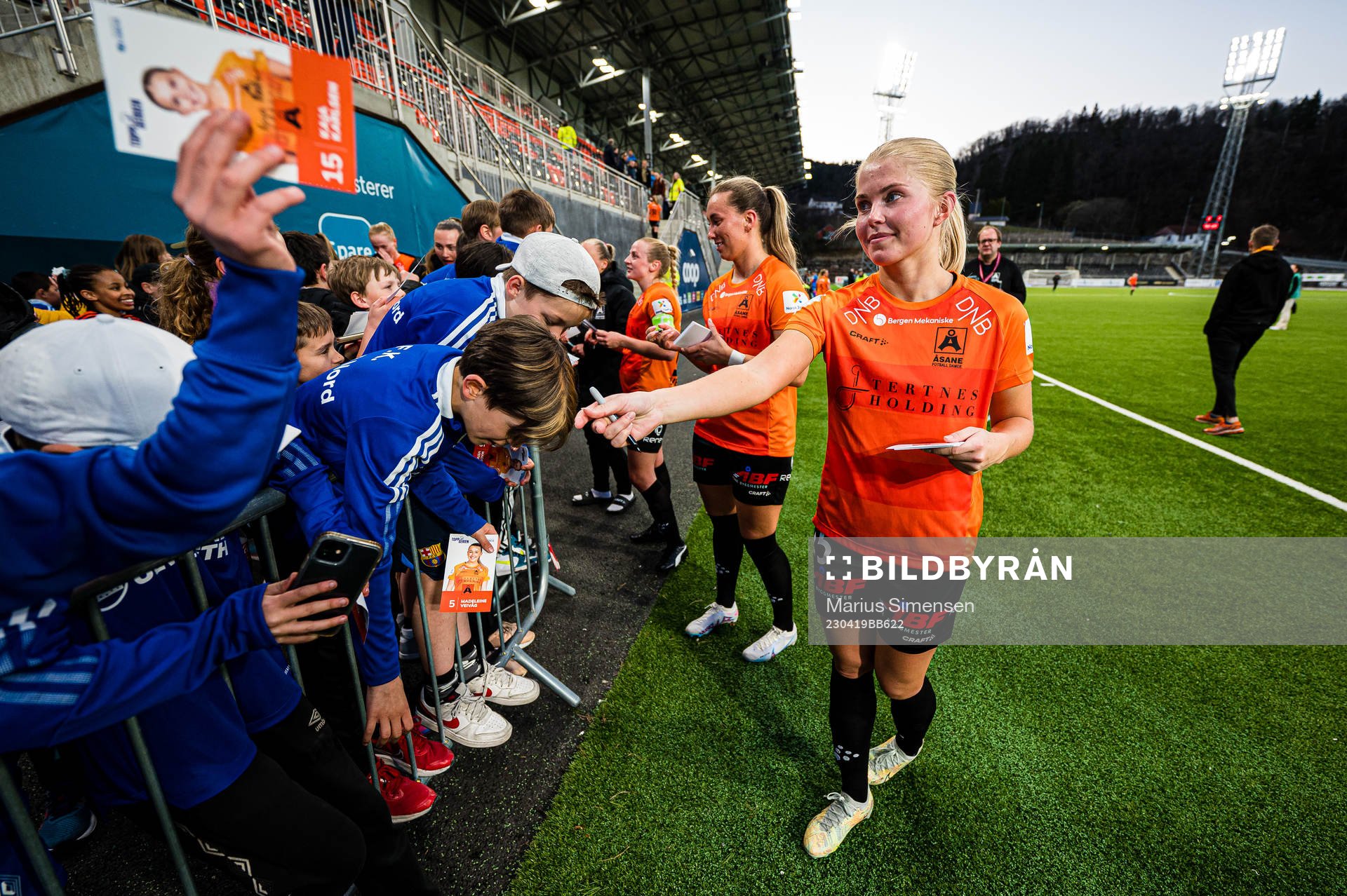 Katarina Dybvik Sunde and Kaja Karlsen of Åsane