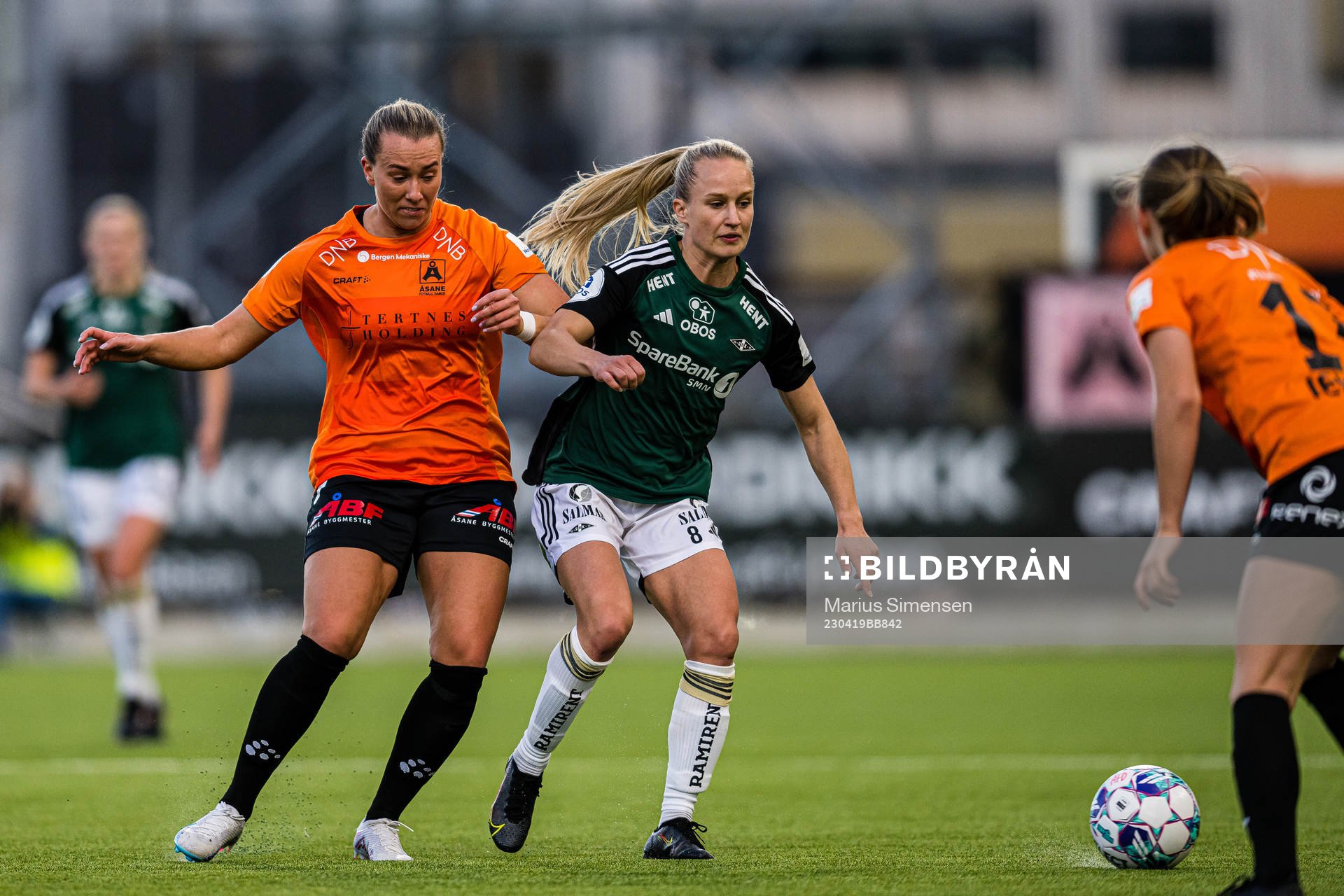 Katarina Dybvik Sunde of Åsane and Maria Olsvik of