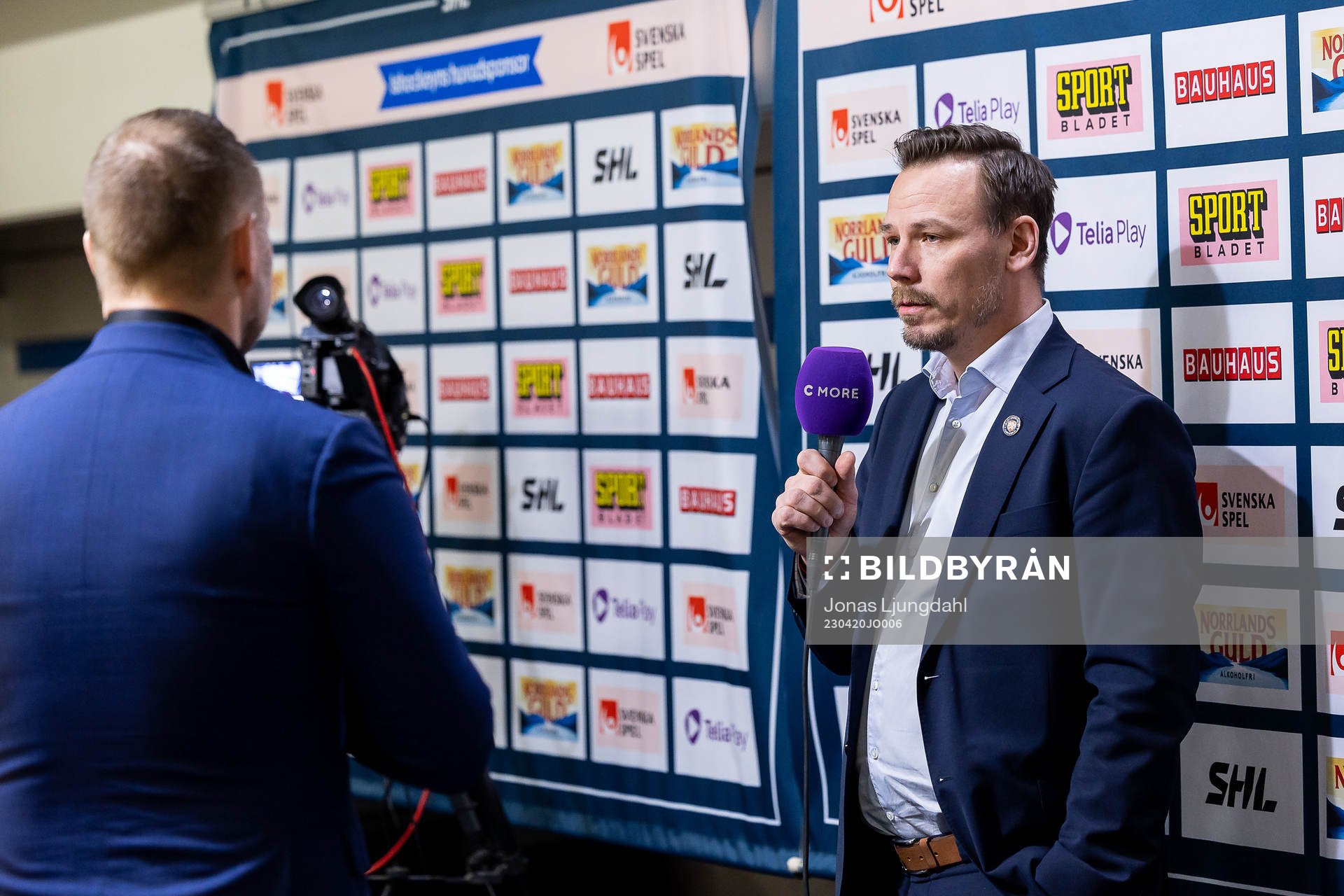 Cmore intervjuar Växjös målvaktstränare Andreas