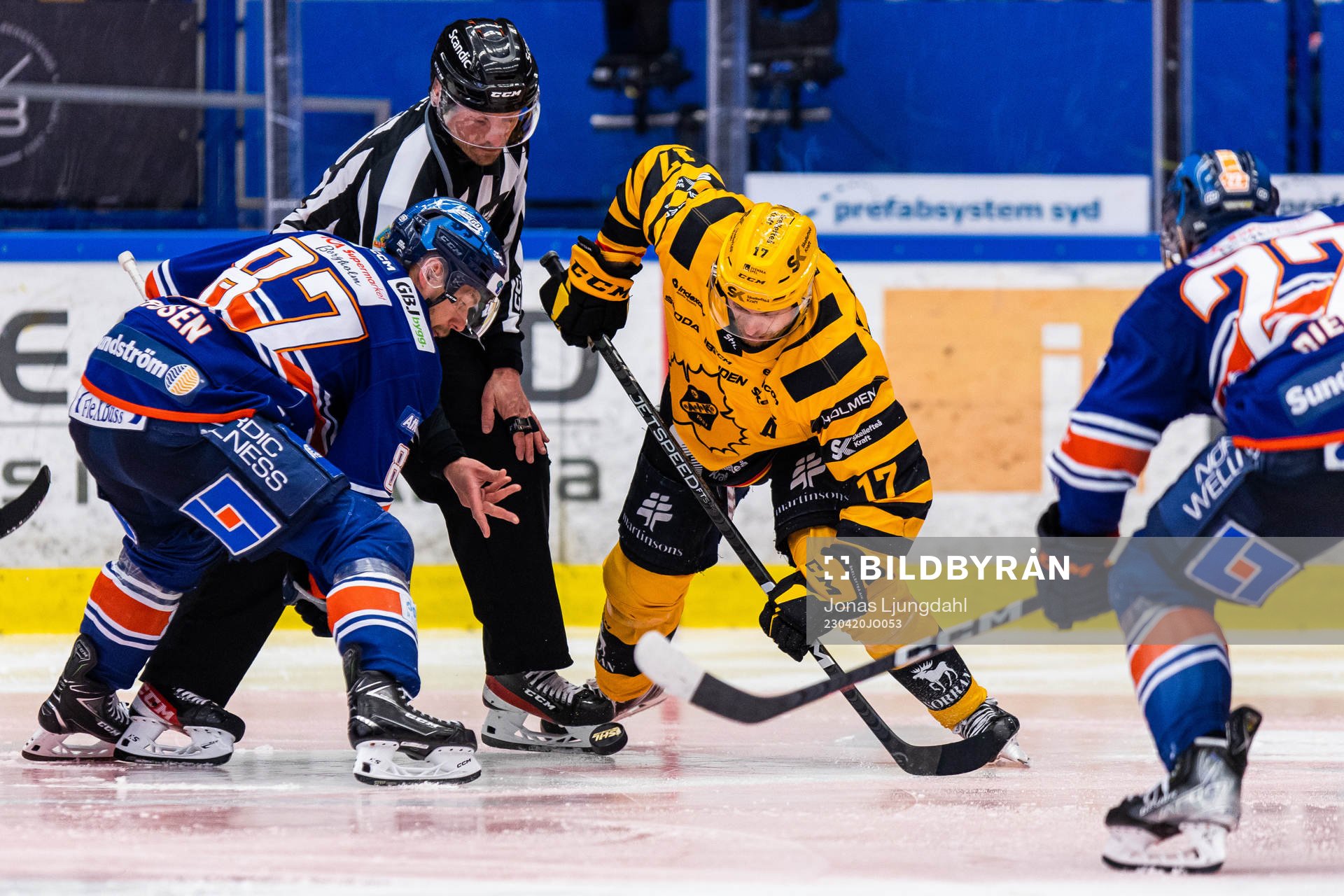 Växjös Robert Rosén och Skellefteås Pär Lindholm tekar