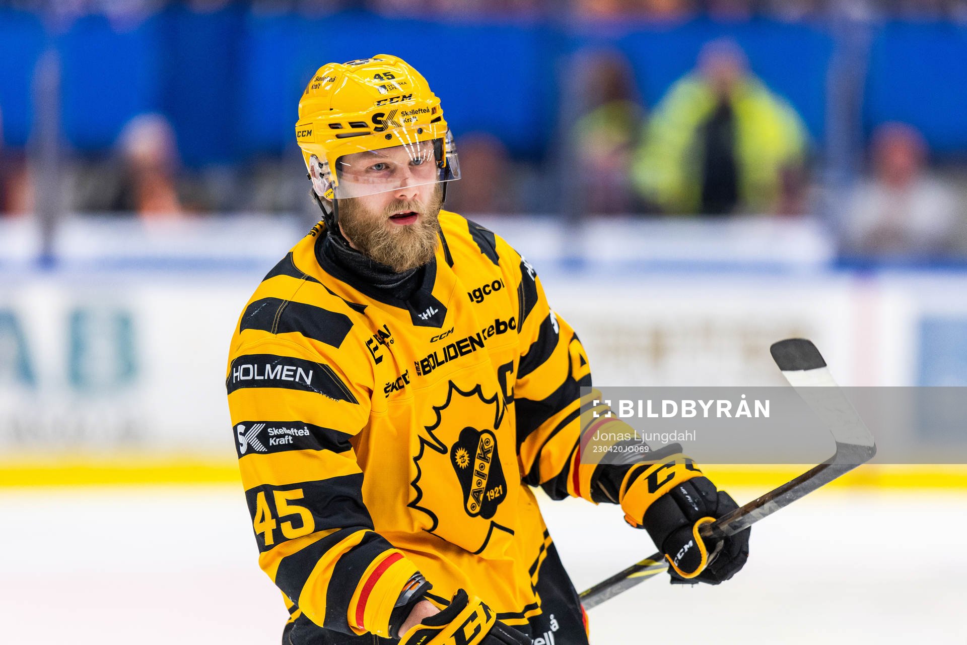 Skellefteås Oscar Möller jublar