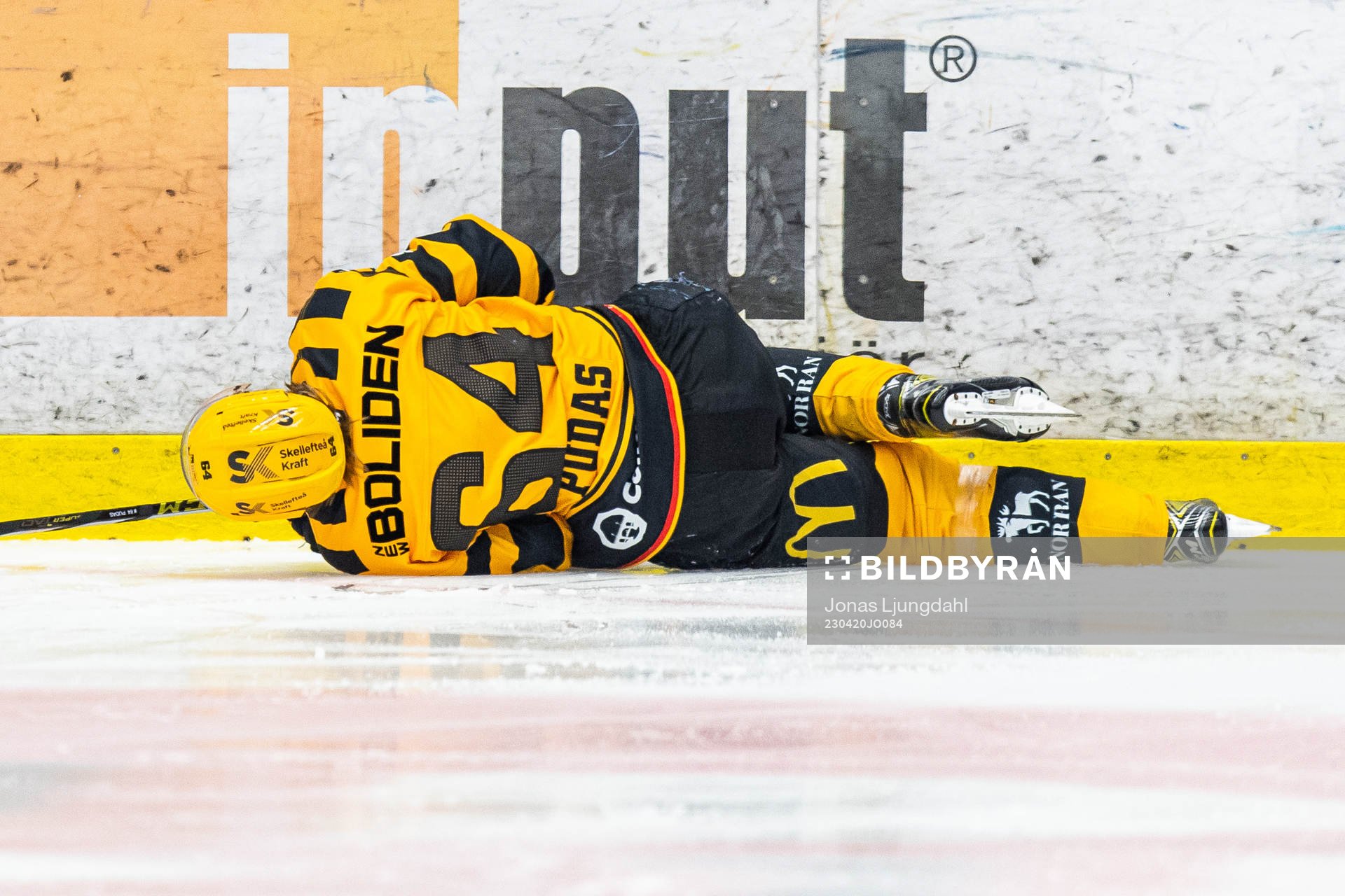 Skellefteås Jonathan Pudas har ont