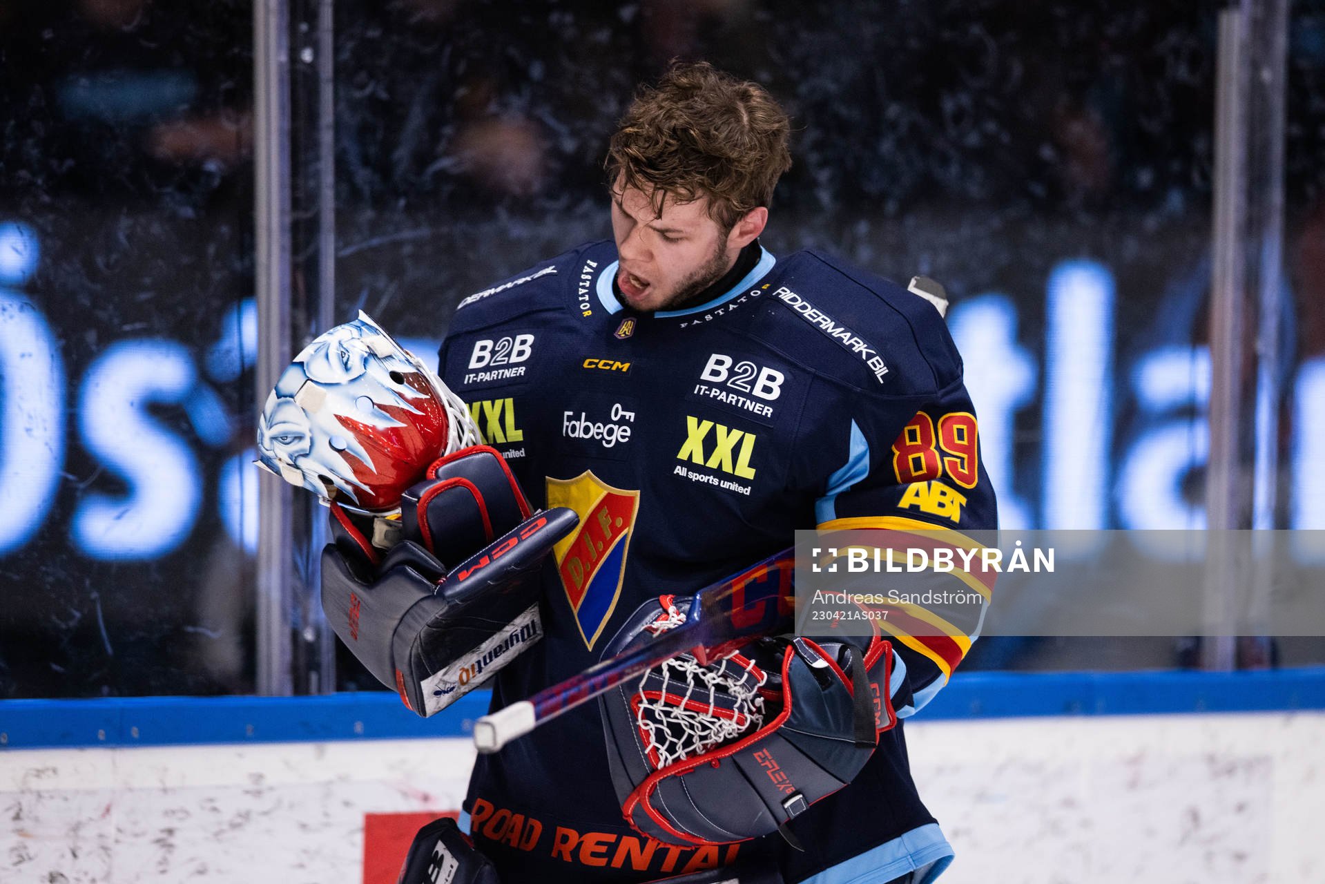 Djurgårdens målvakt Jesper Myrenberg har ont