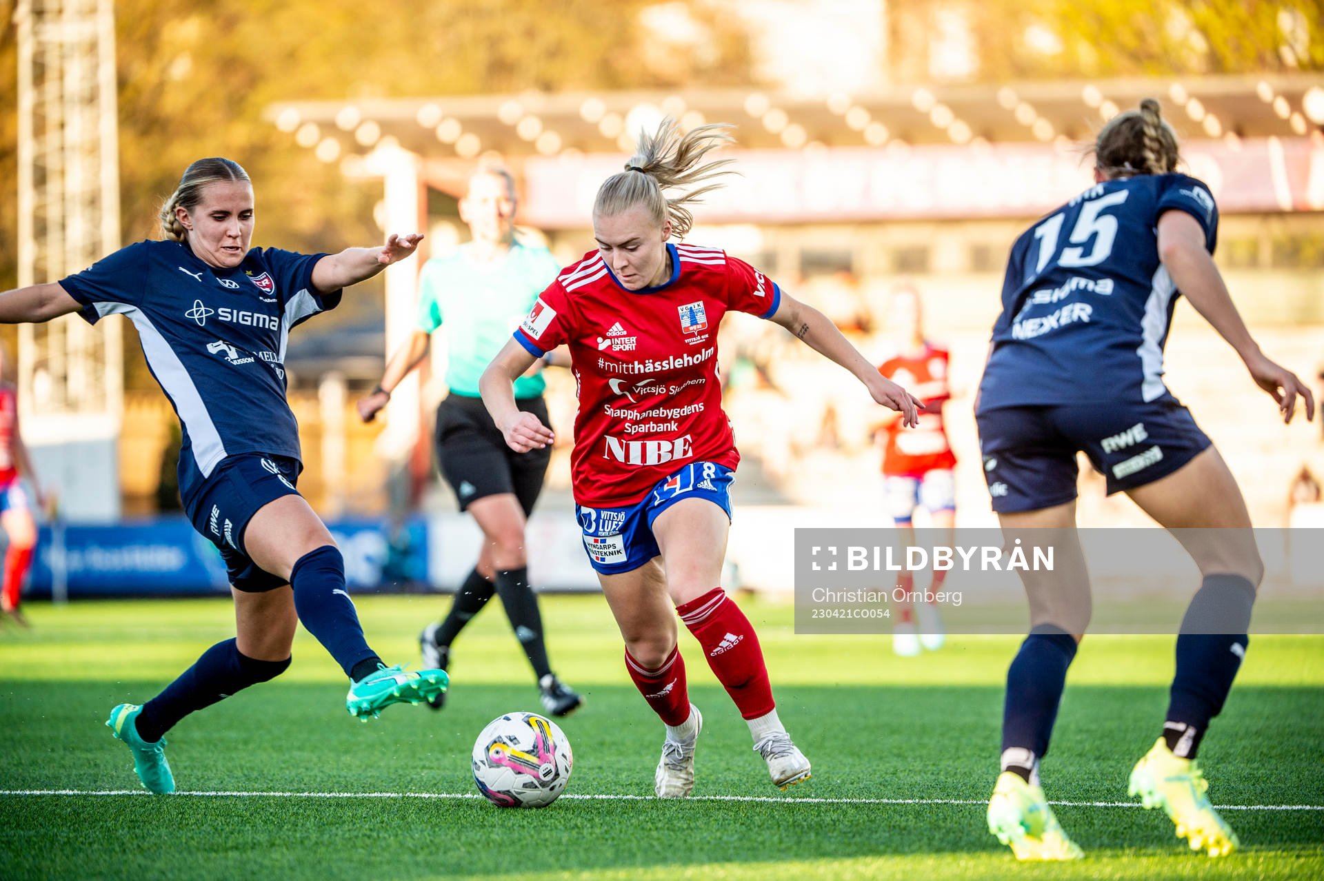 Vittsjös Jutta Rantala mot FC Rosengårds Ria Noora
