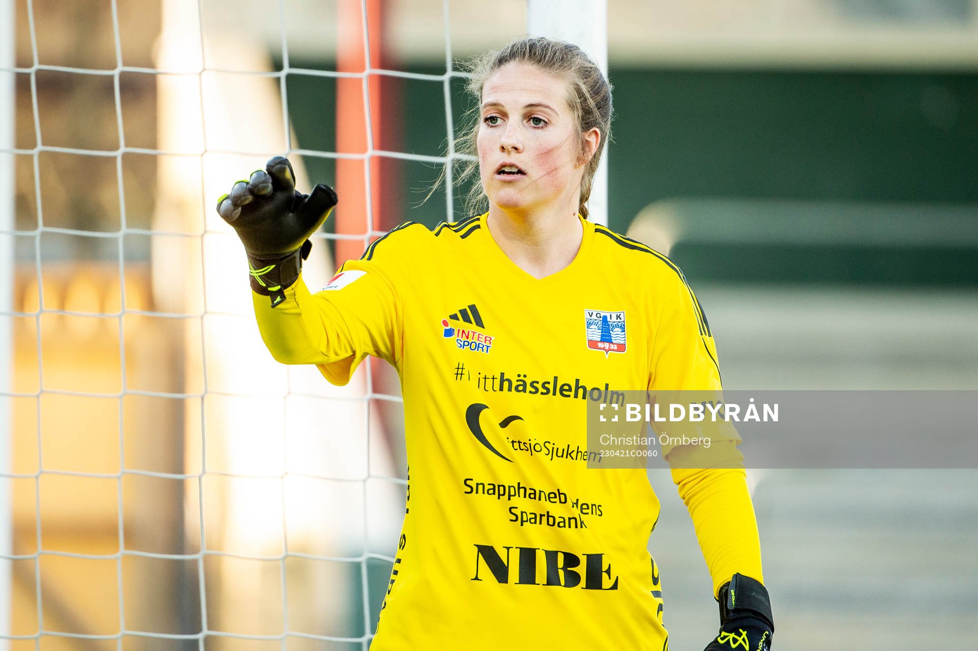 Vittsjös målvakt Elaine Margret Burdett