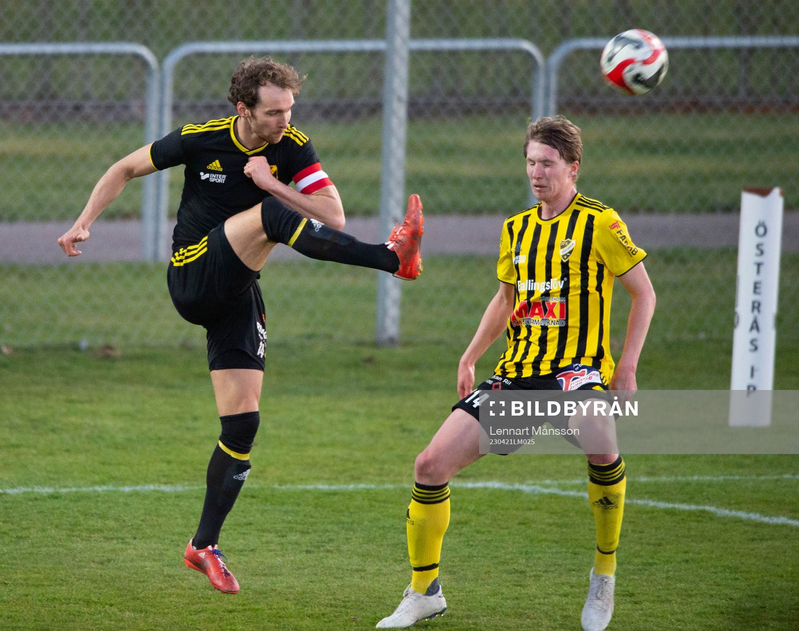 IFK Hässleholms Hugo Arvidsson  i matchen i division 2