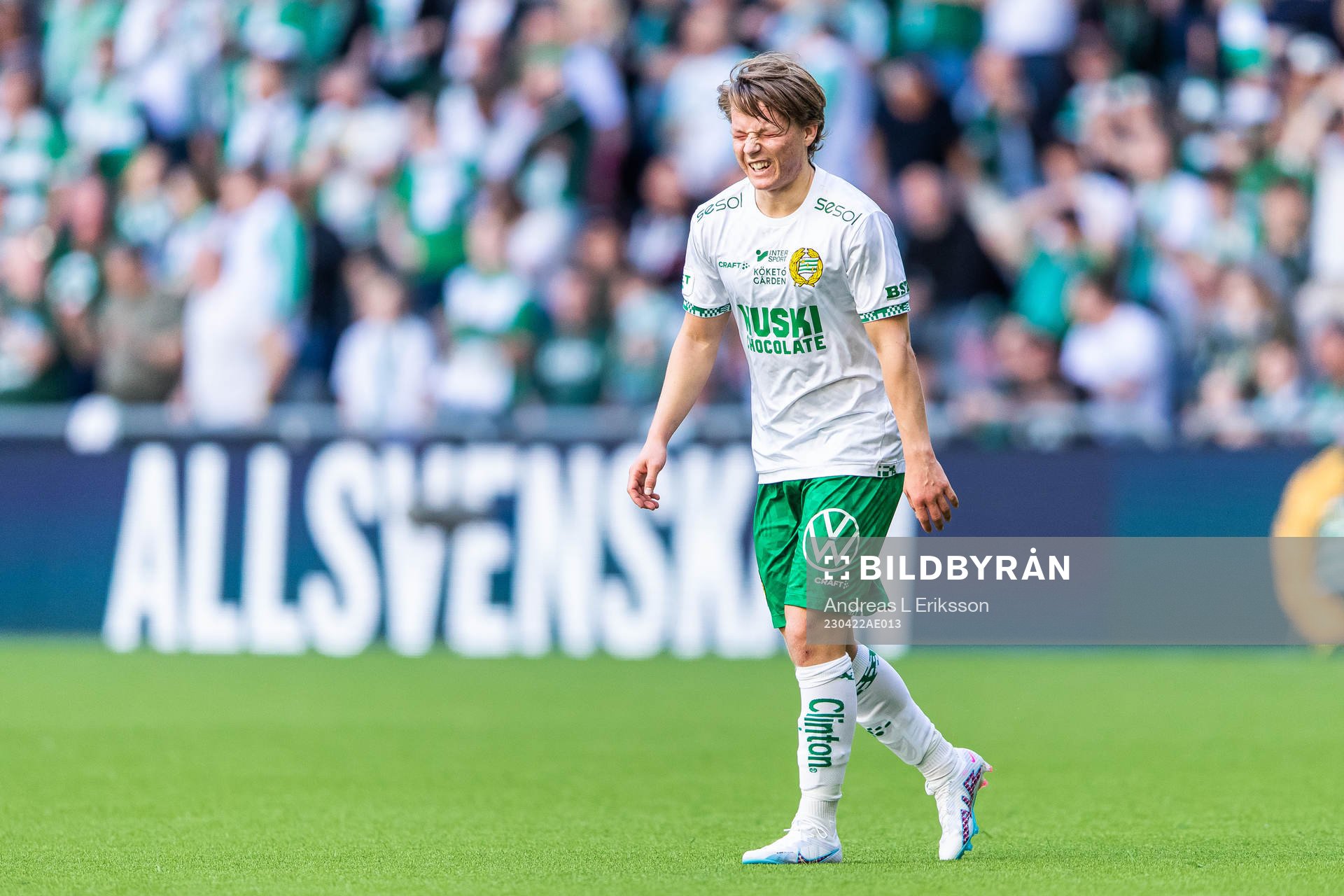 Hammarbys August Mikkelsen deppar