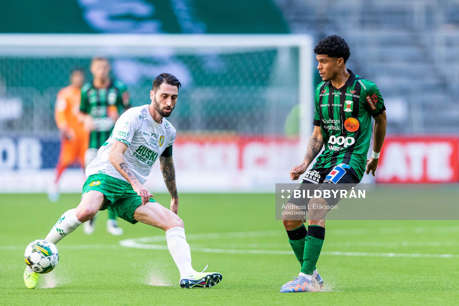 Hammarbys Nahir Besara och Varbergs Luke Le Roux