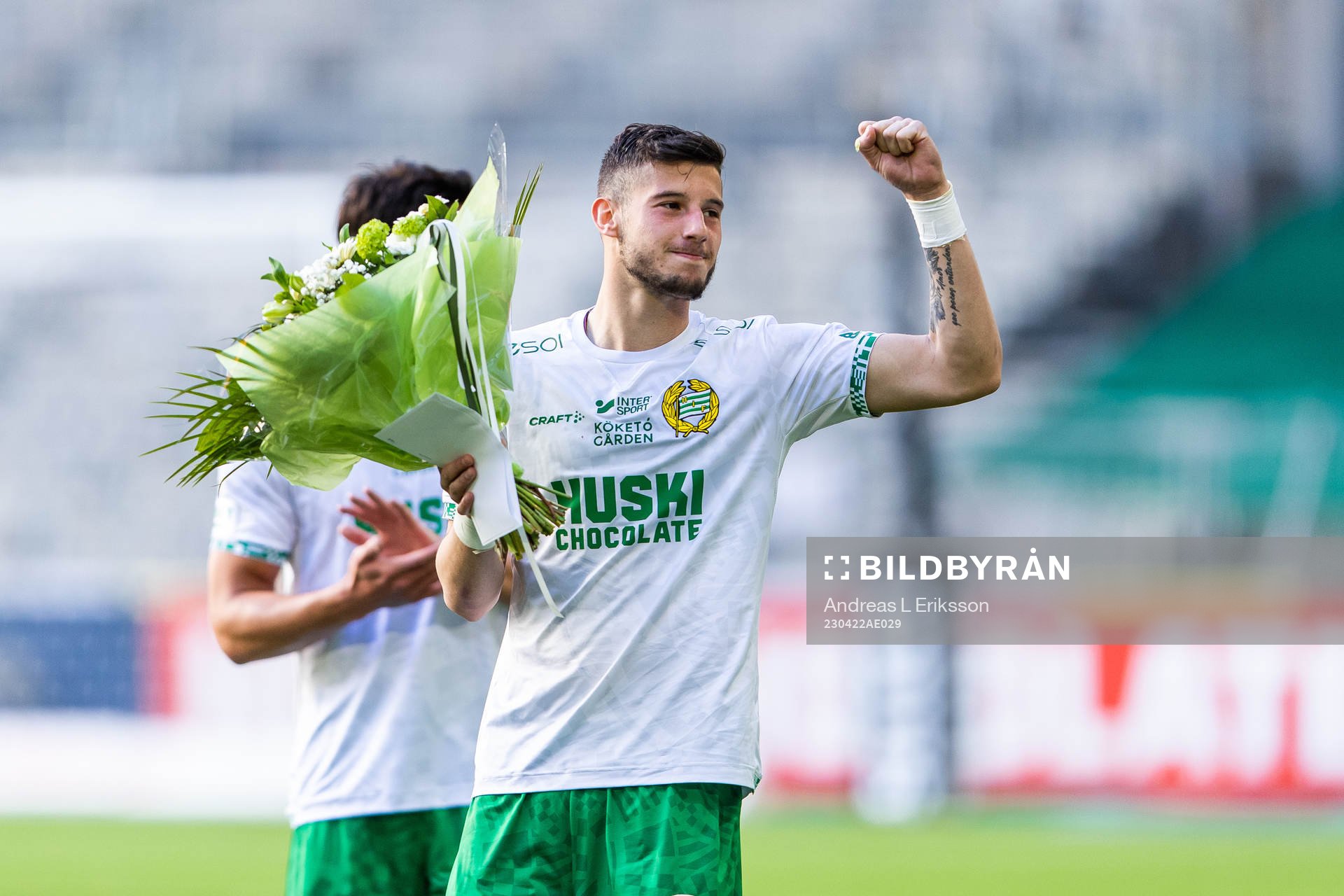 Hammarbys Viktor Djukanovic jublar