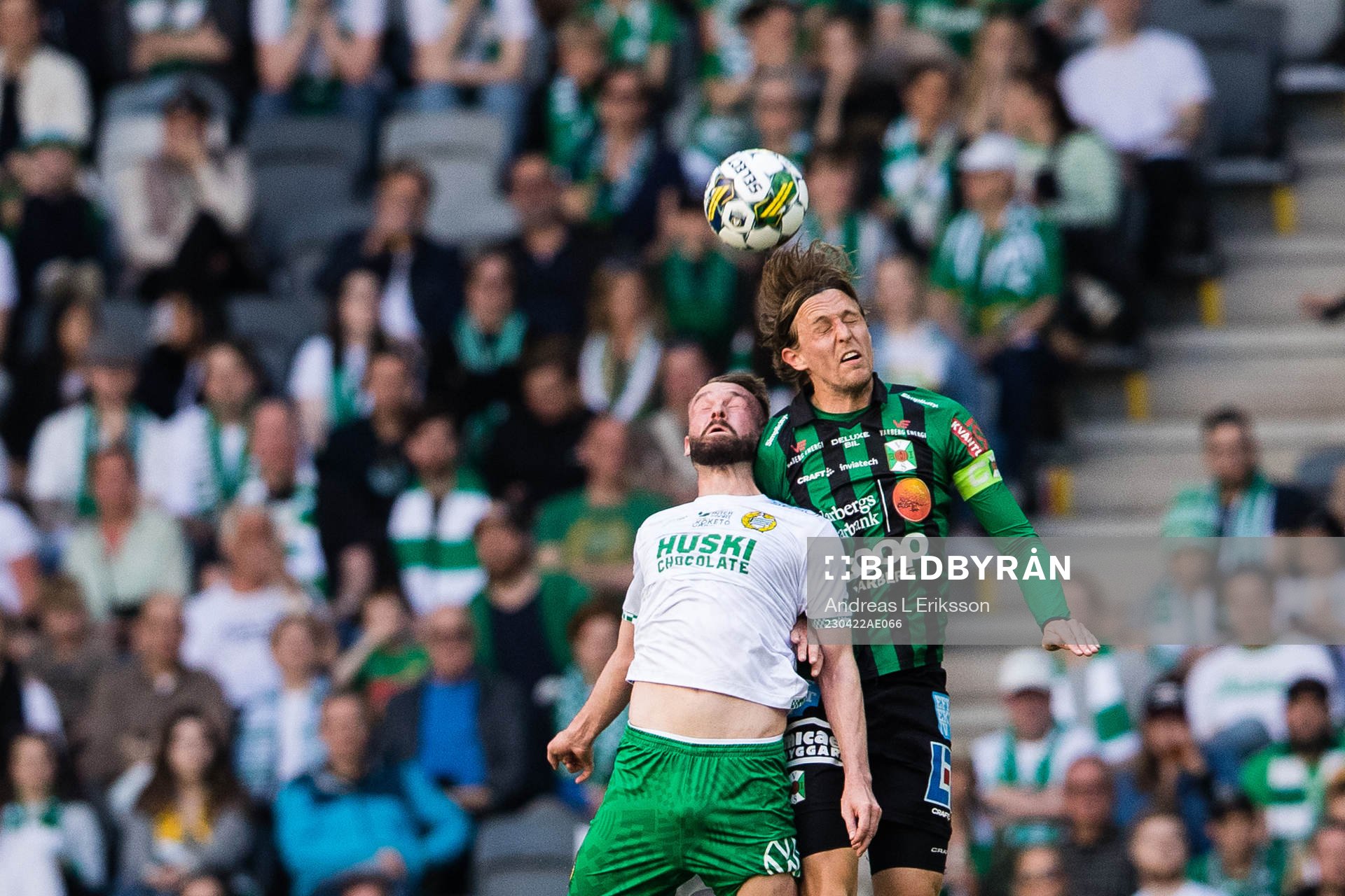 Hammarbys Mads Fenger Nielsen och Varbergs Joakim Lindner