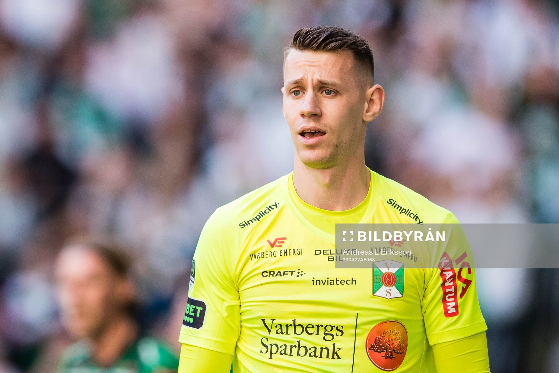 Varbergs målvakt David Olsson