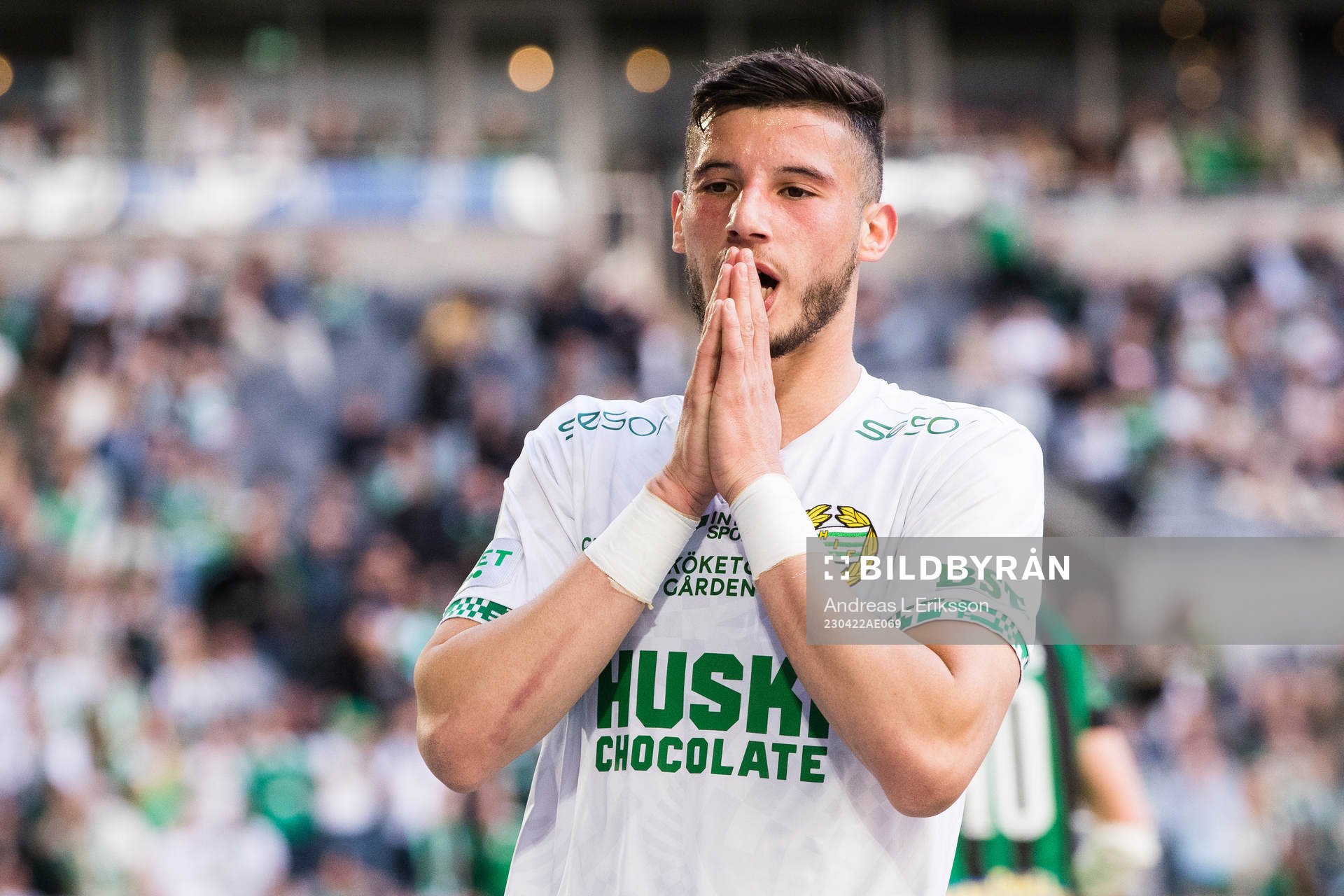 Hammarbys Viktor Djukanovic deppar