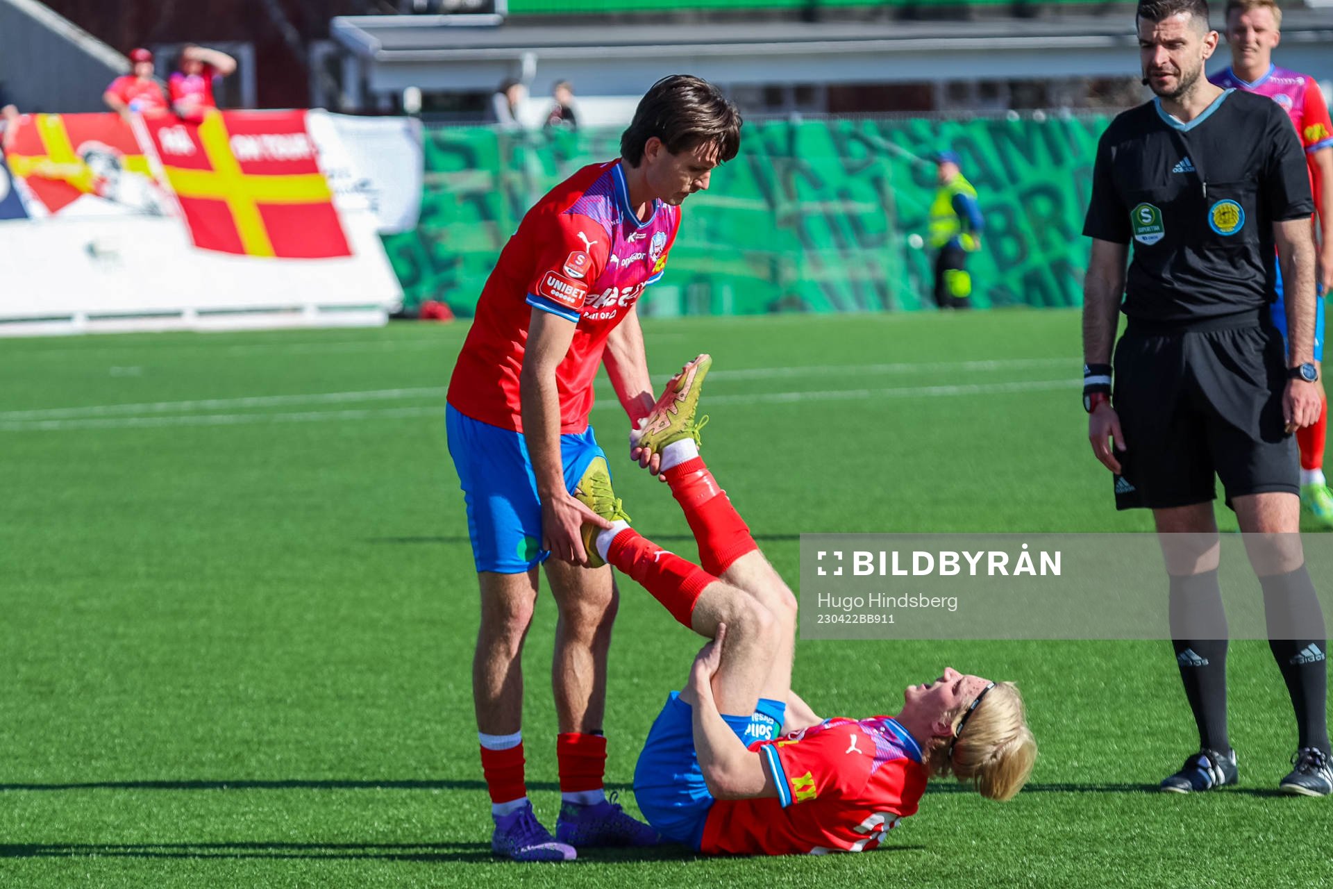 Helsingborgs Wilhelm Loeper och Victor Blixt
