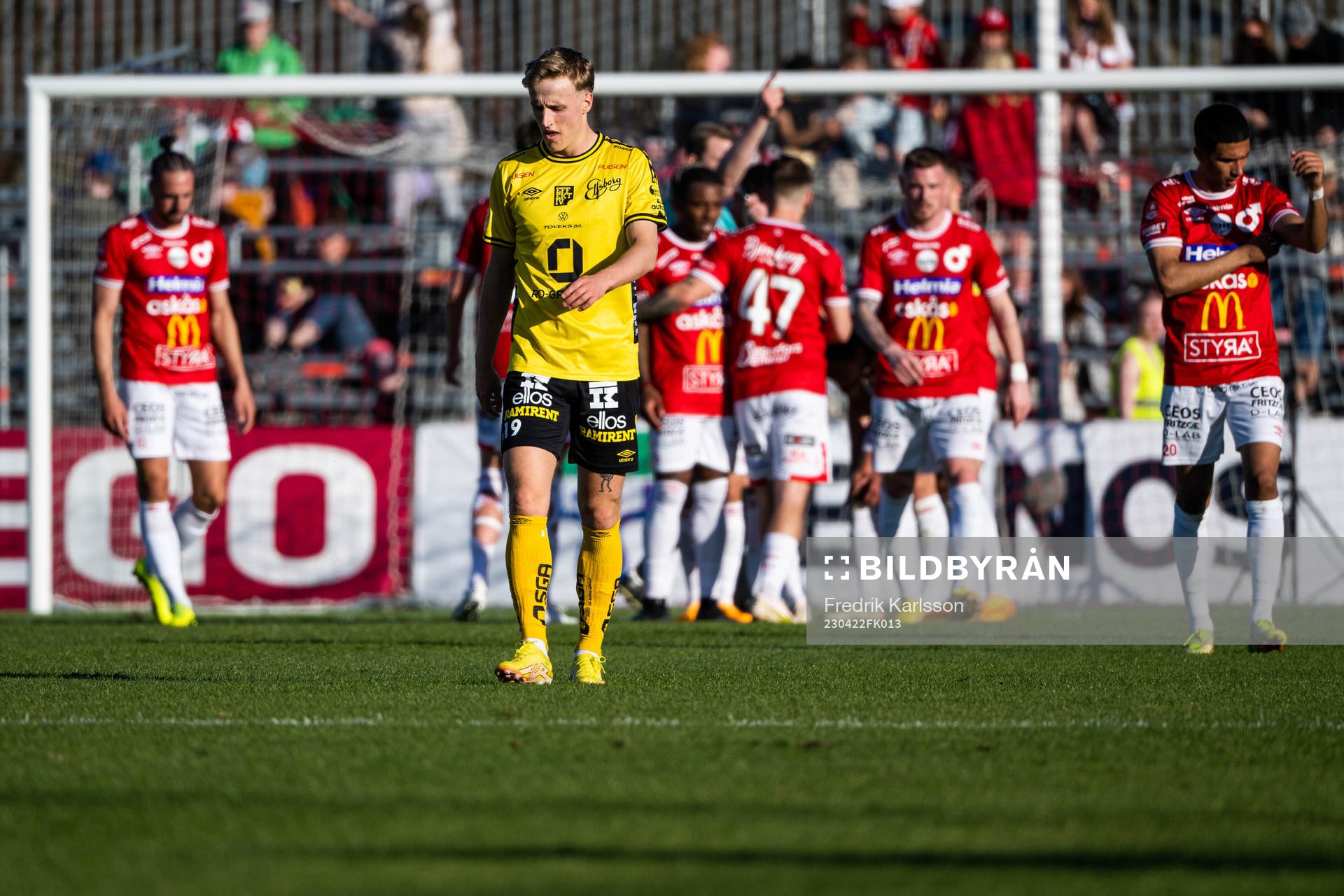 Elfsborgs Jeppe Møldrup Okkels deppar