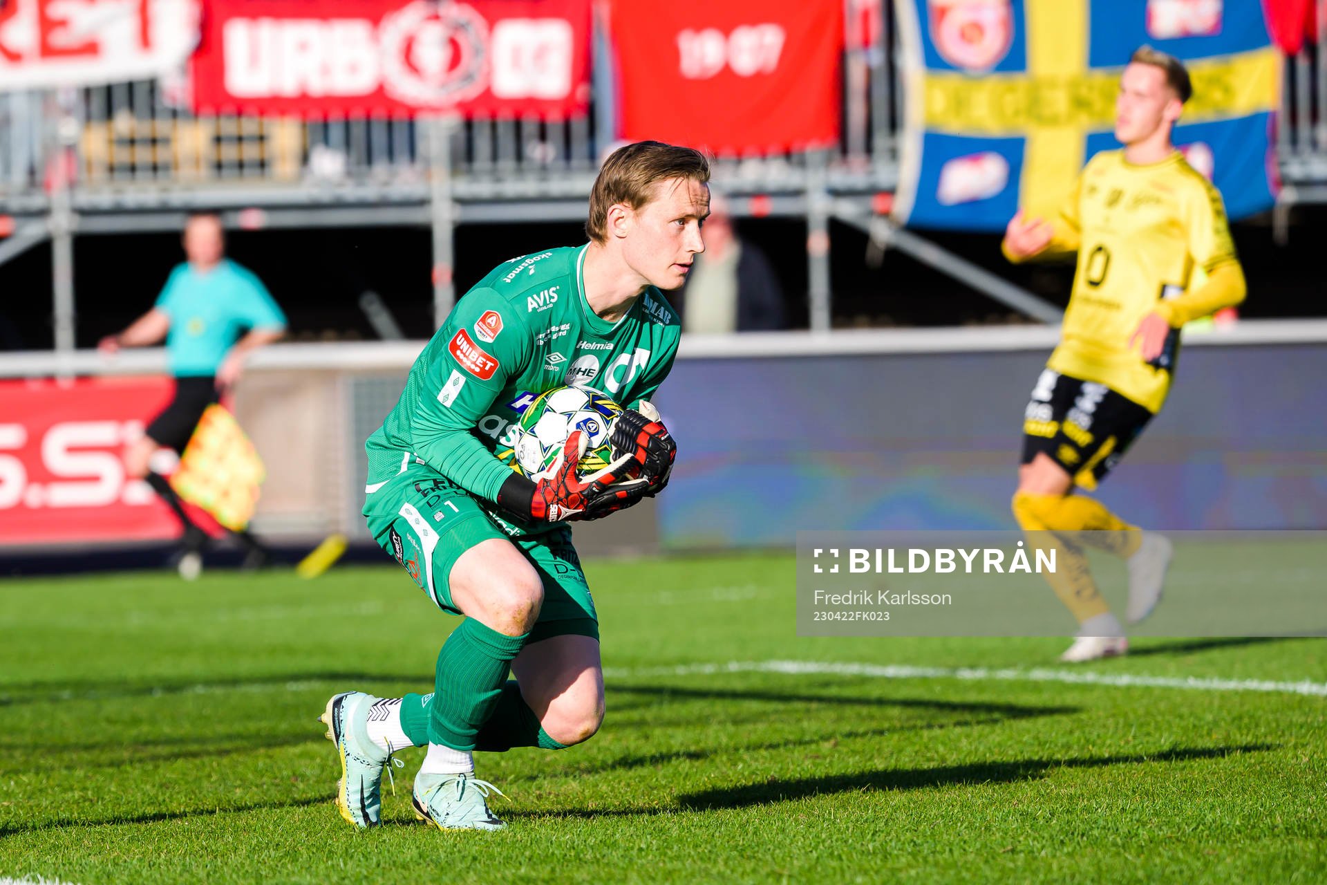 Degerfors målvakt Sondre Lovseth Rossbach