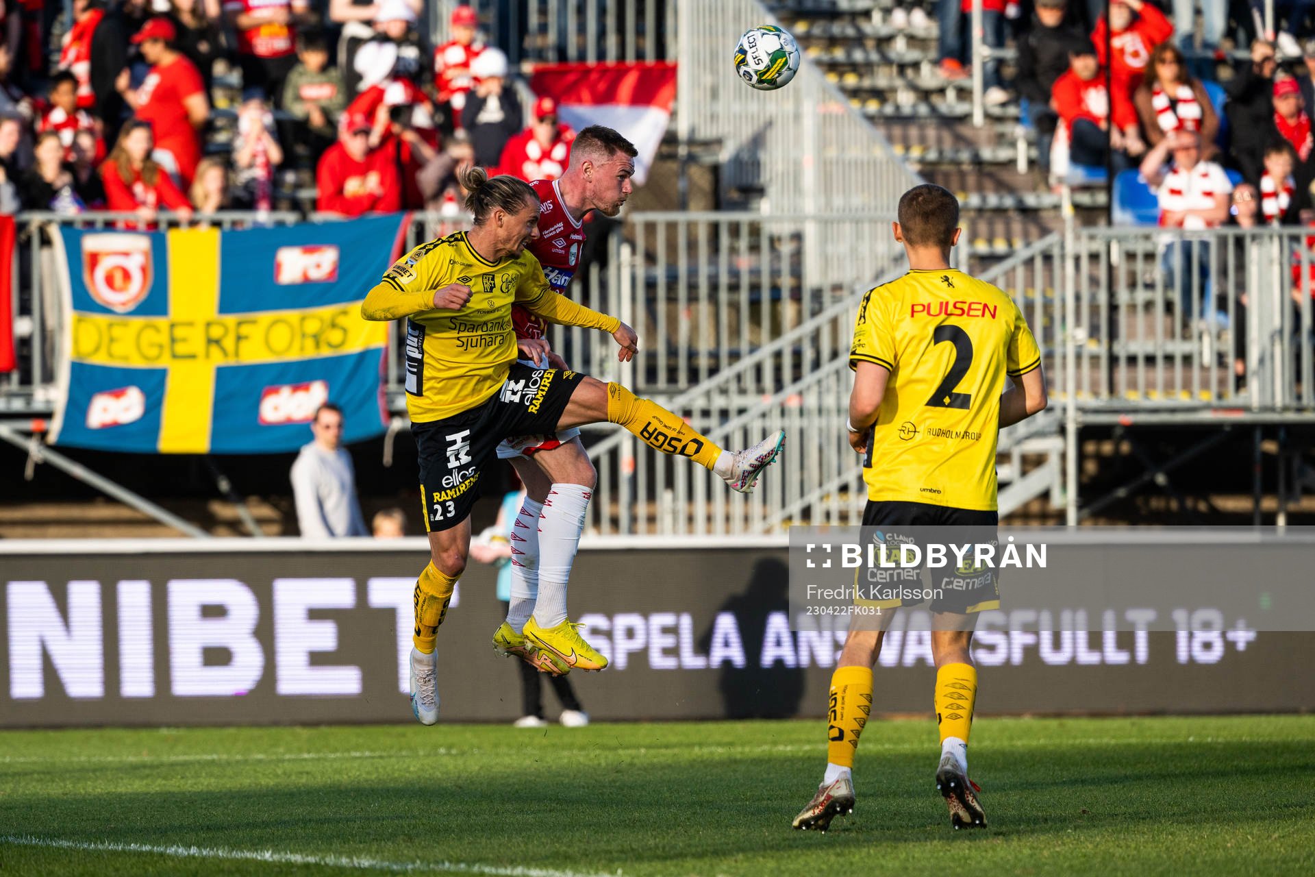 Elfsborgs Niklas Hult och Degerfors Rasmus Örqvist