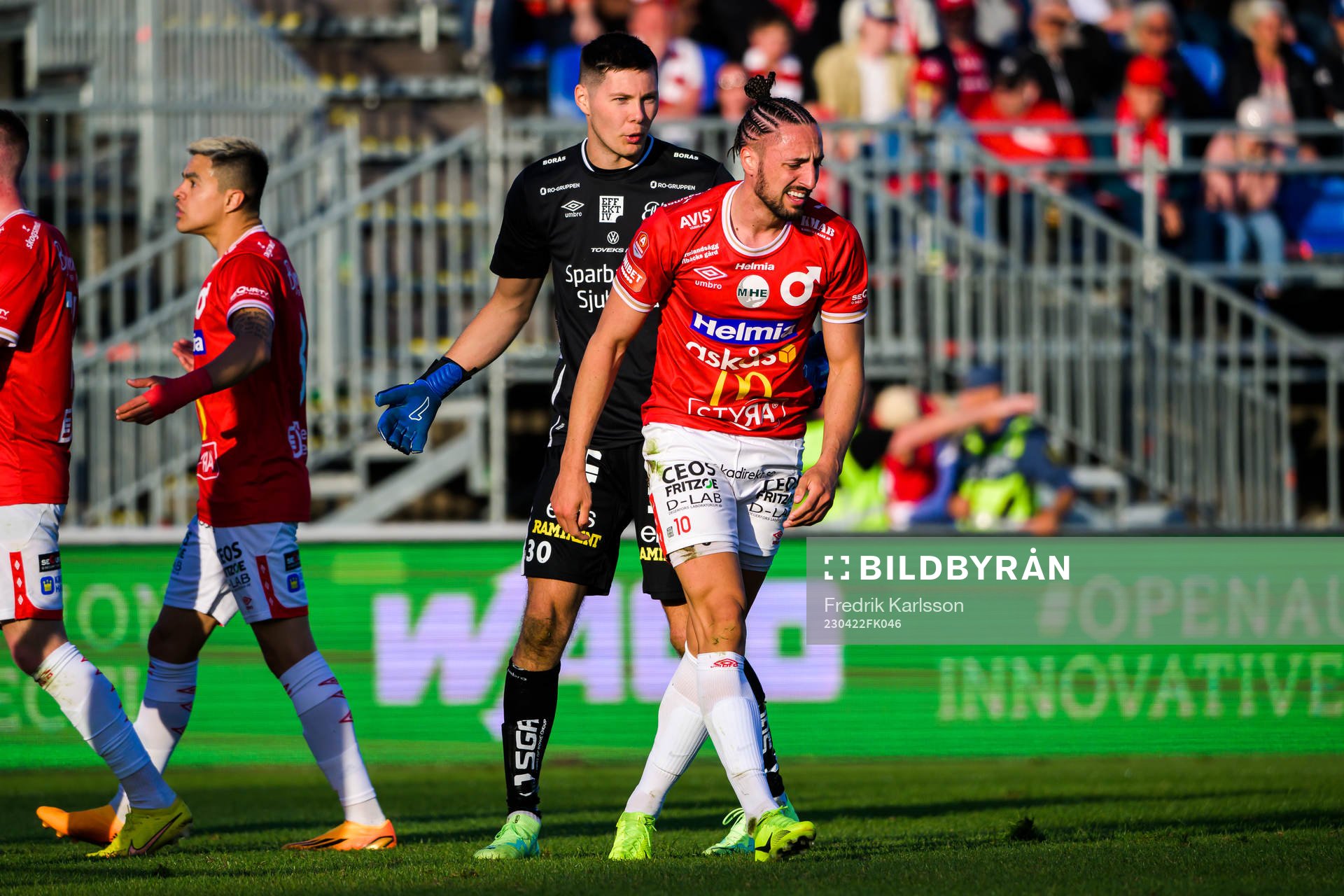 Elfsborgs målvakt Hakon Valdimarsson och Degerfors Dijan