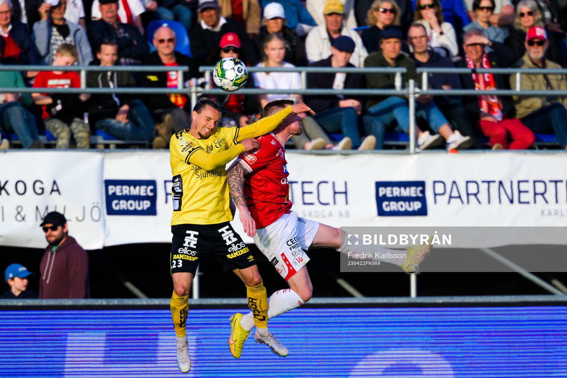 Elfsborgs Niklas Hult och Degerfors Rasmus Örqvist