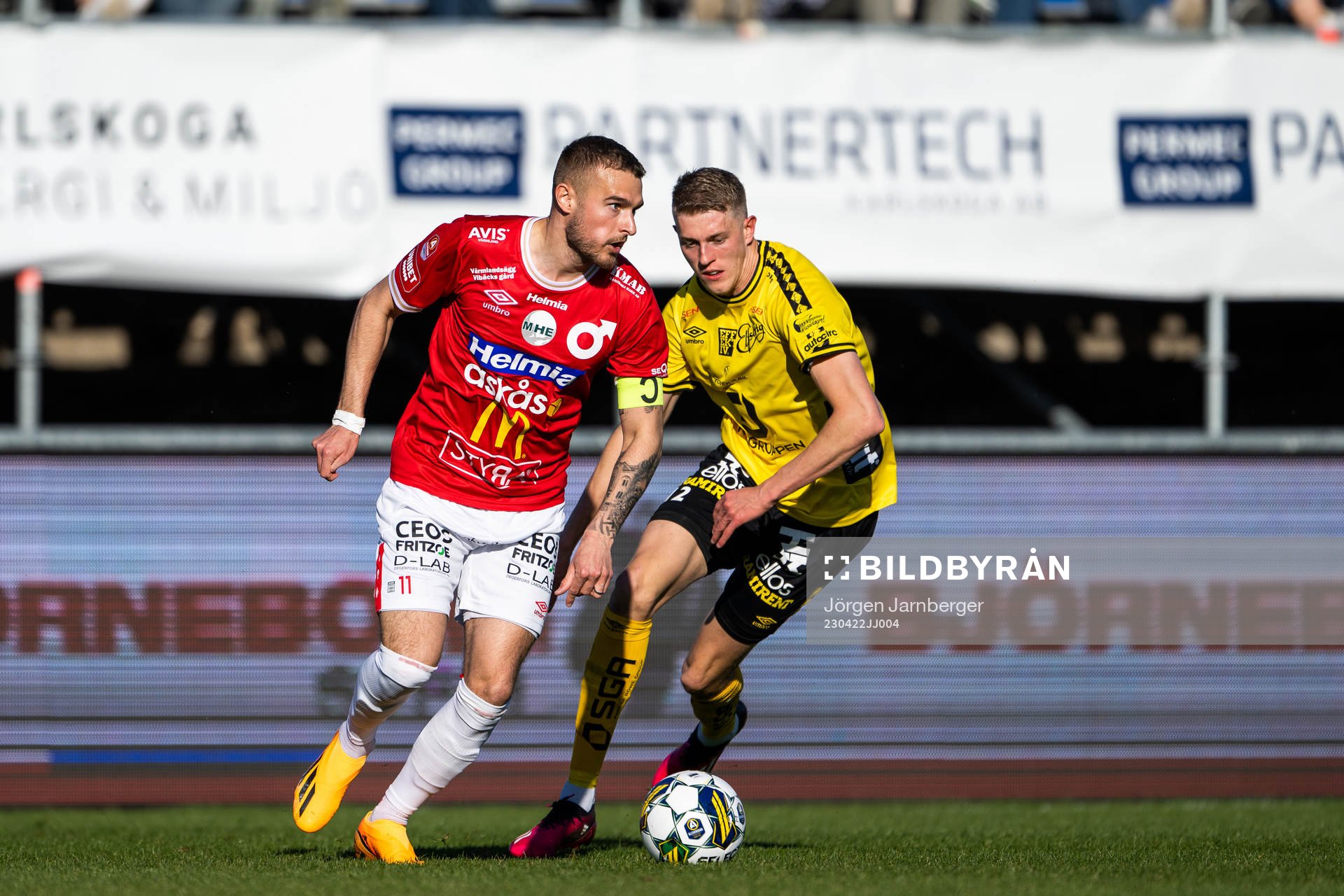 Degerfors Christos Gravius och Elfsborgs Alexander